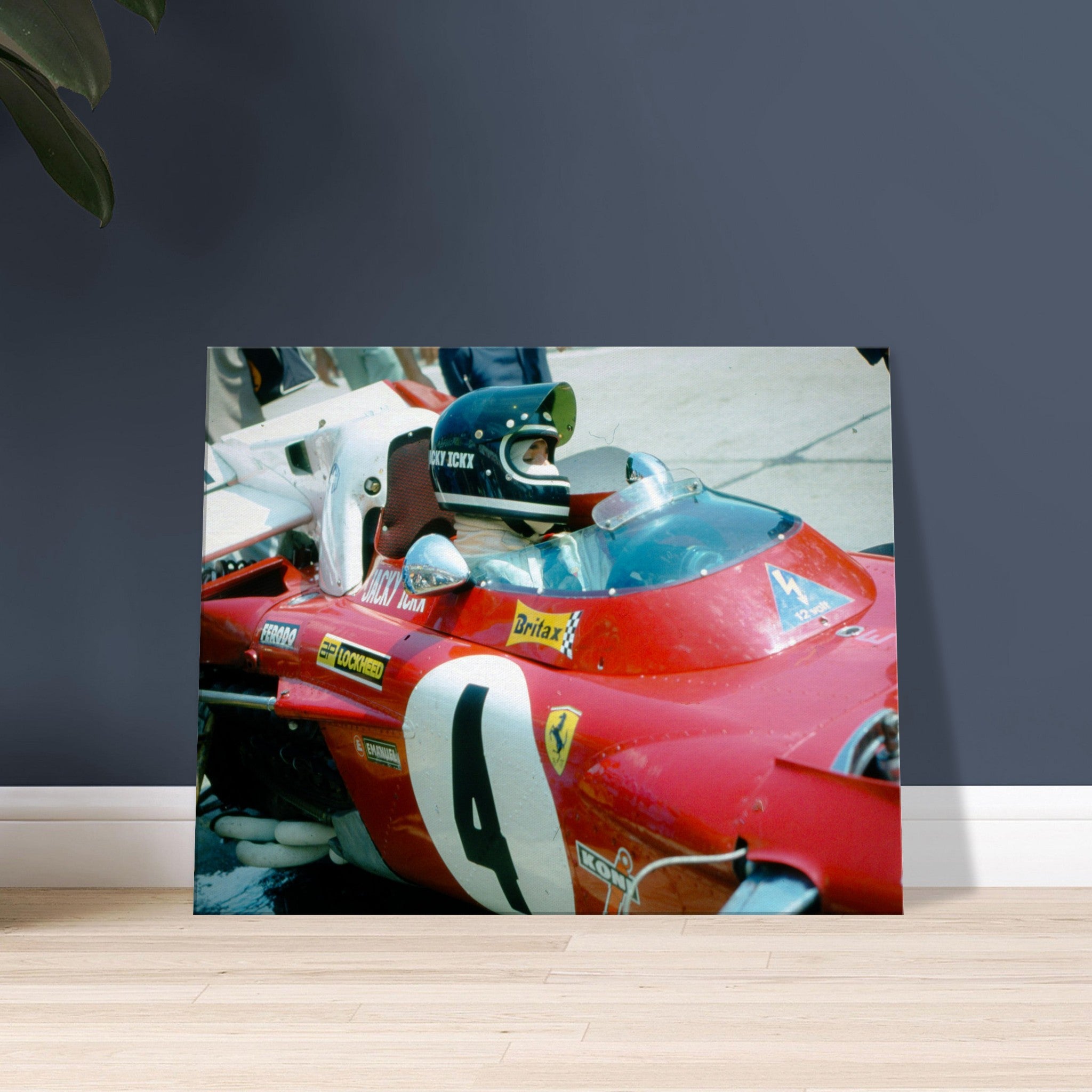 Jacky Ickx på Nürburgring II - duk