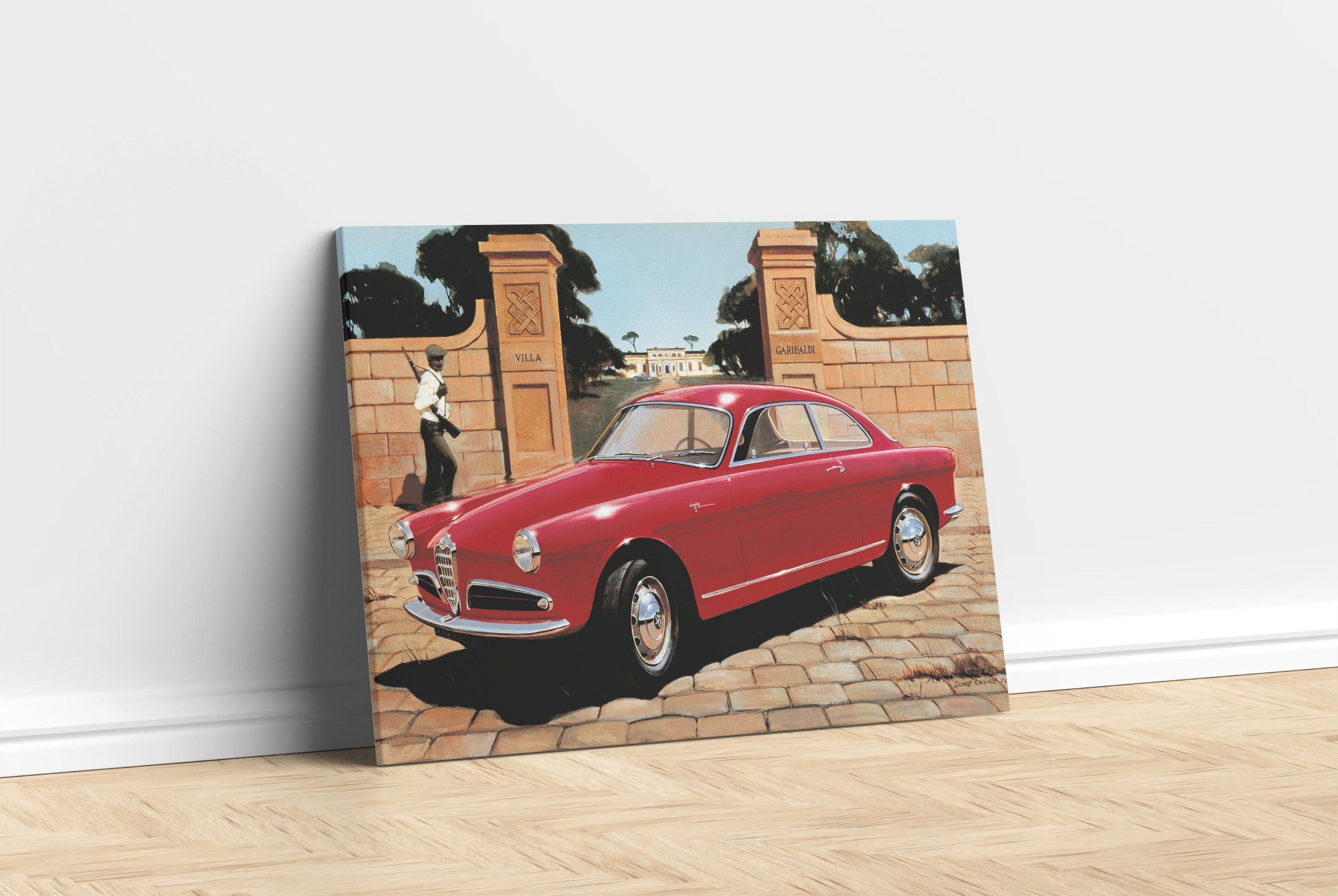 Alfa på Sicilien - canvasduk