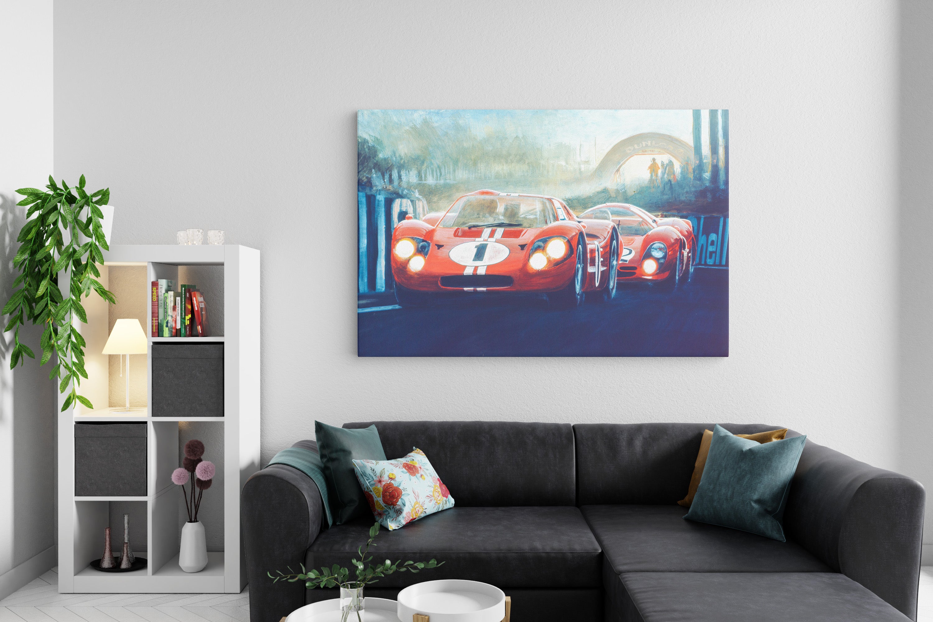 LeMans gryningsduell - canvas