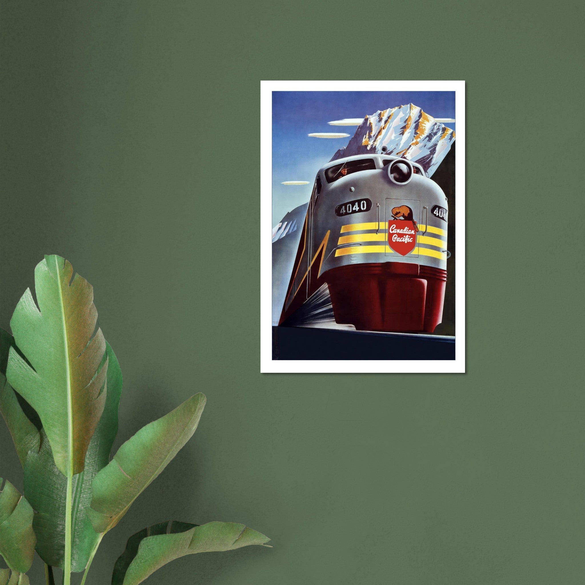 Canadian Pacific Railway "4040" Vintage Poster - Transit Art