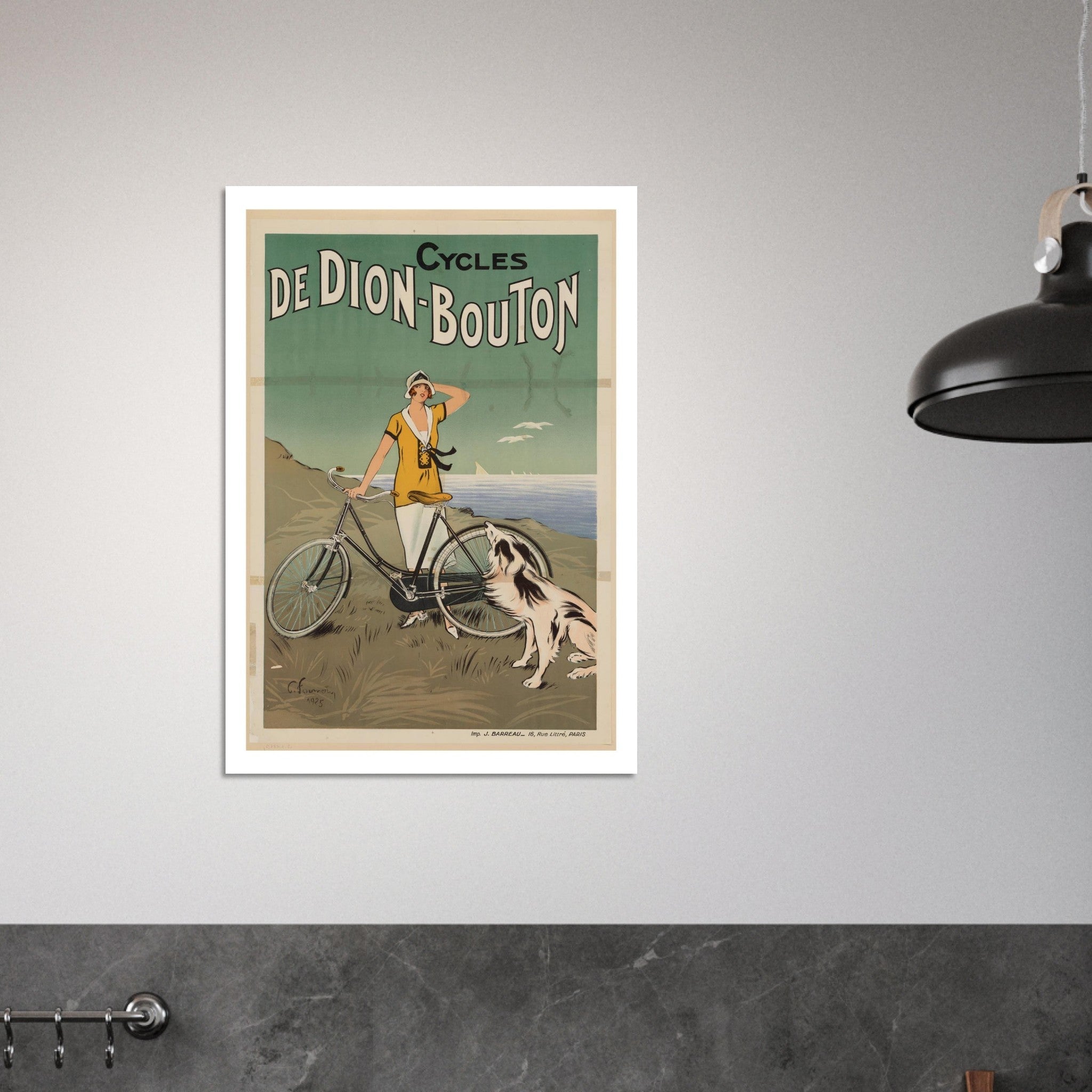 Cycles de Dion - Bouton Poster - Transit Art