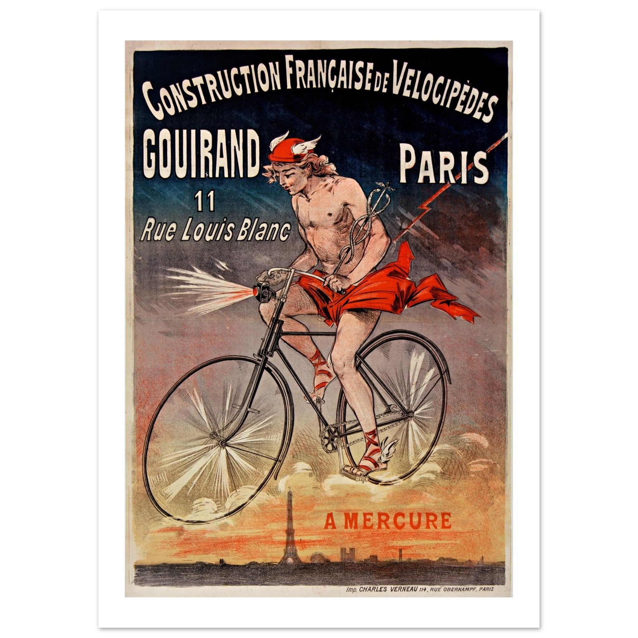 Gouirand Bicycles - The Messenger of Speed - Transit Art