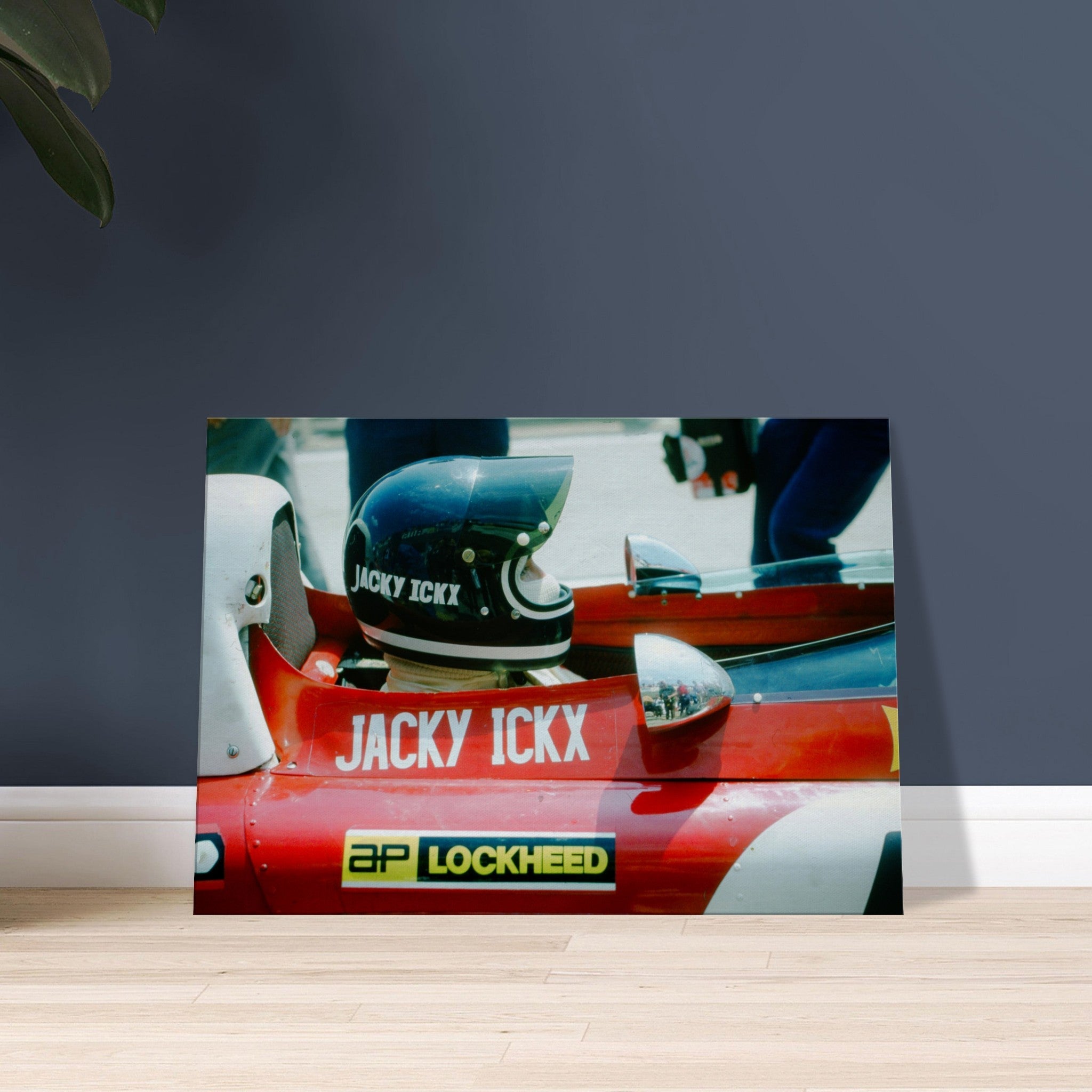Jacky Ickx at Nürburgring - canvas - Transit Art