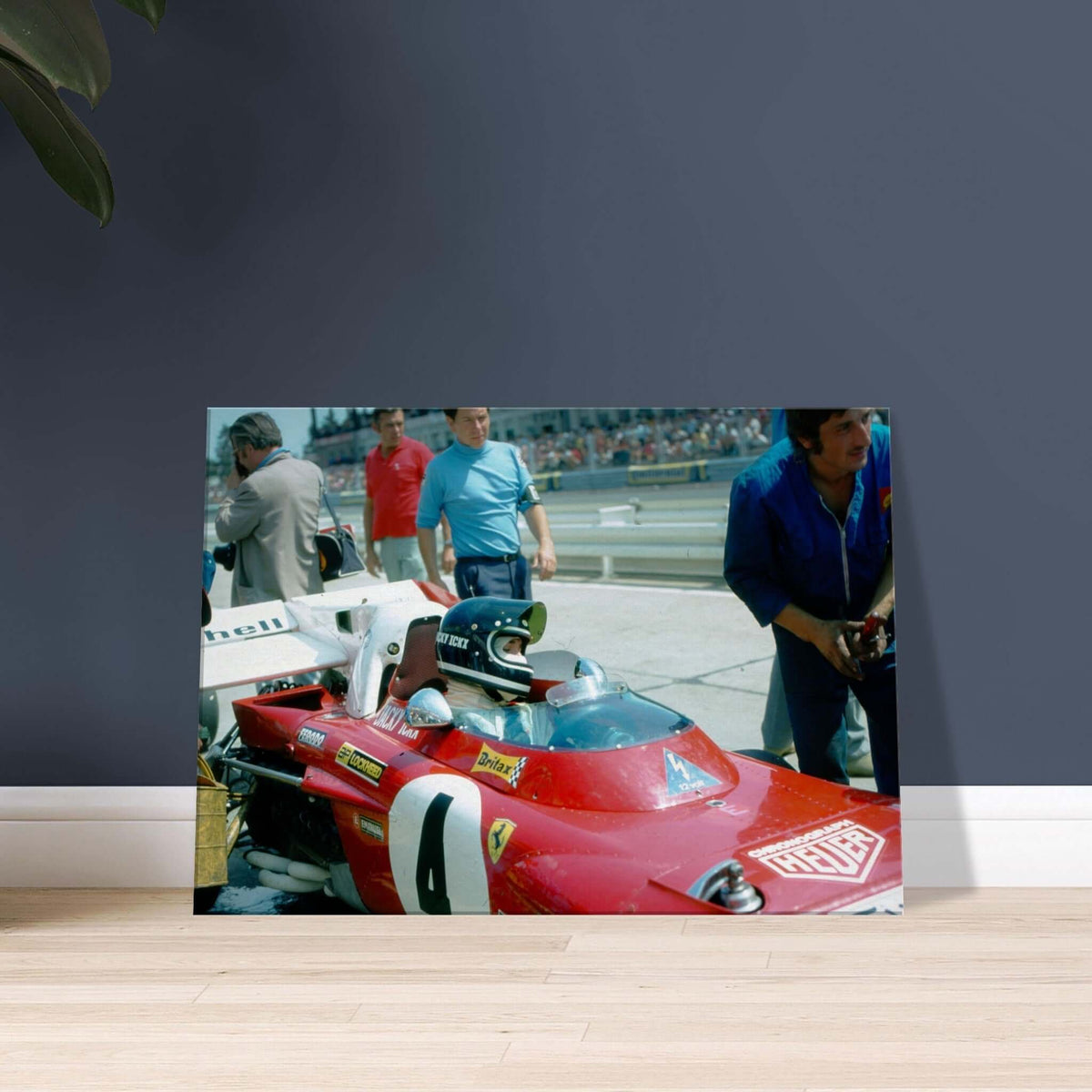 Jacky Ickx at Nürburgring III - canvas - Transit Art