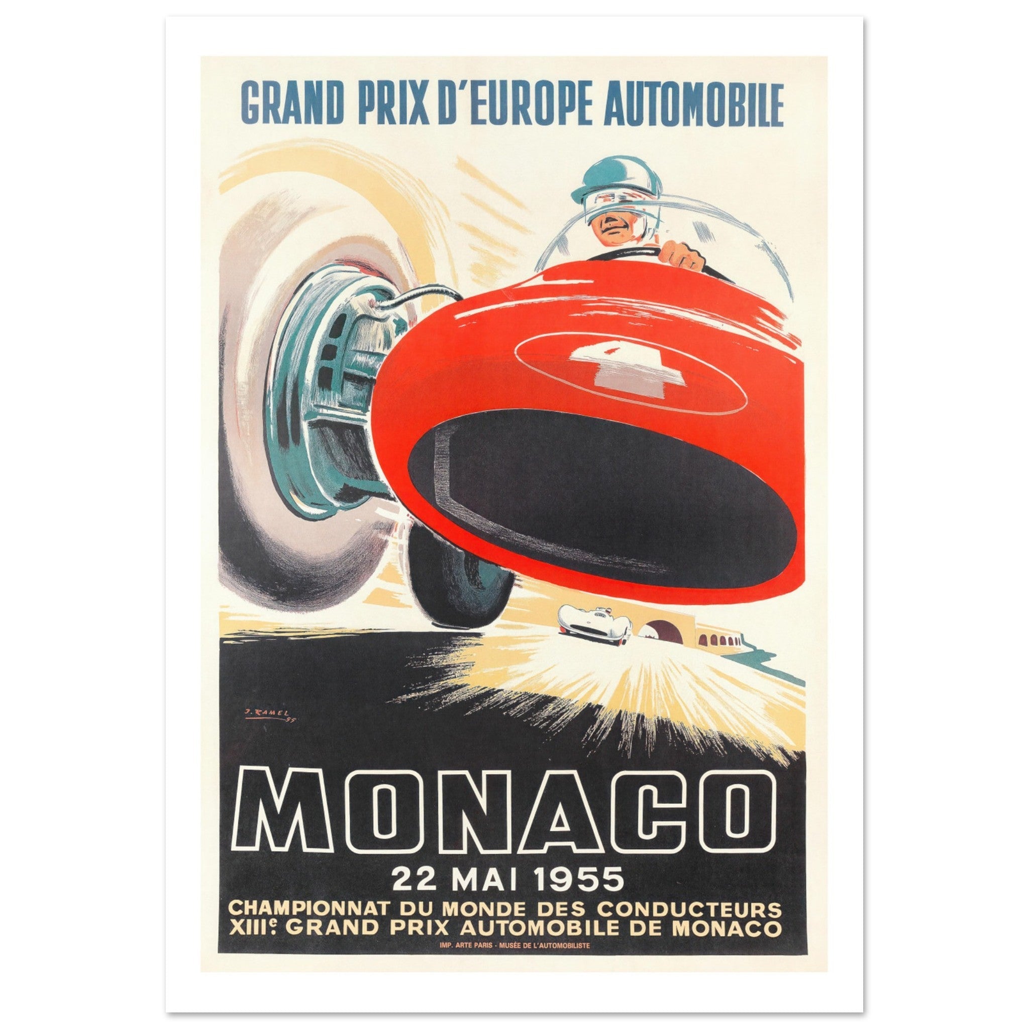 Monaco Grand Prix 1955 - Transit Art