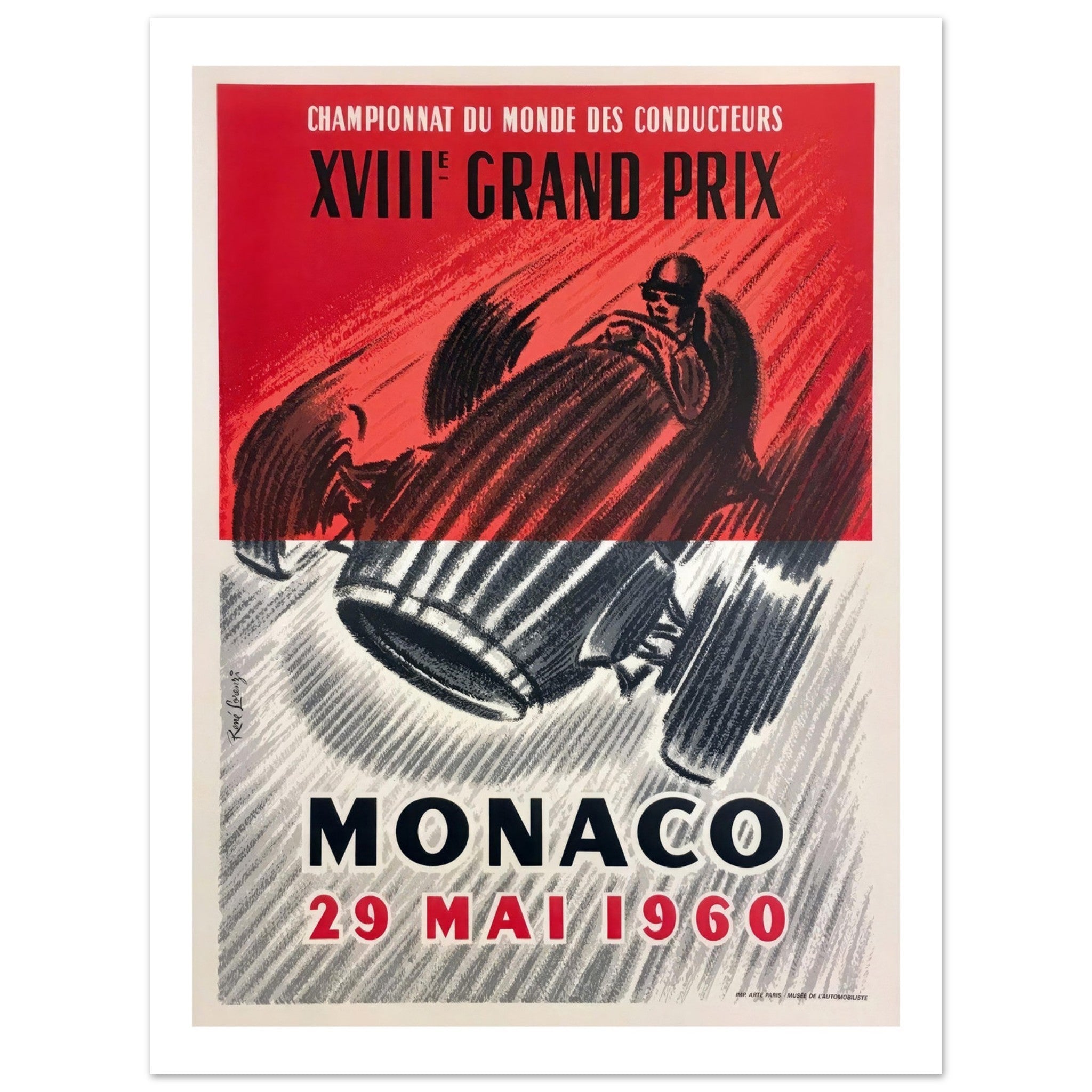 Monaco Grand Prix 1960 - Transit Art