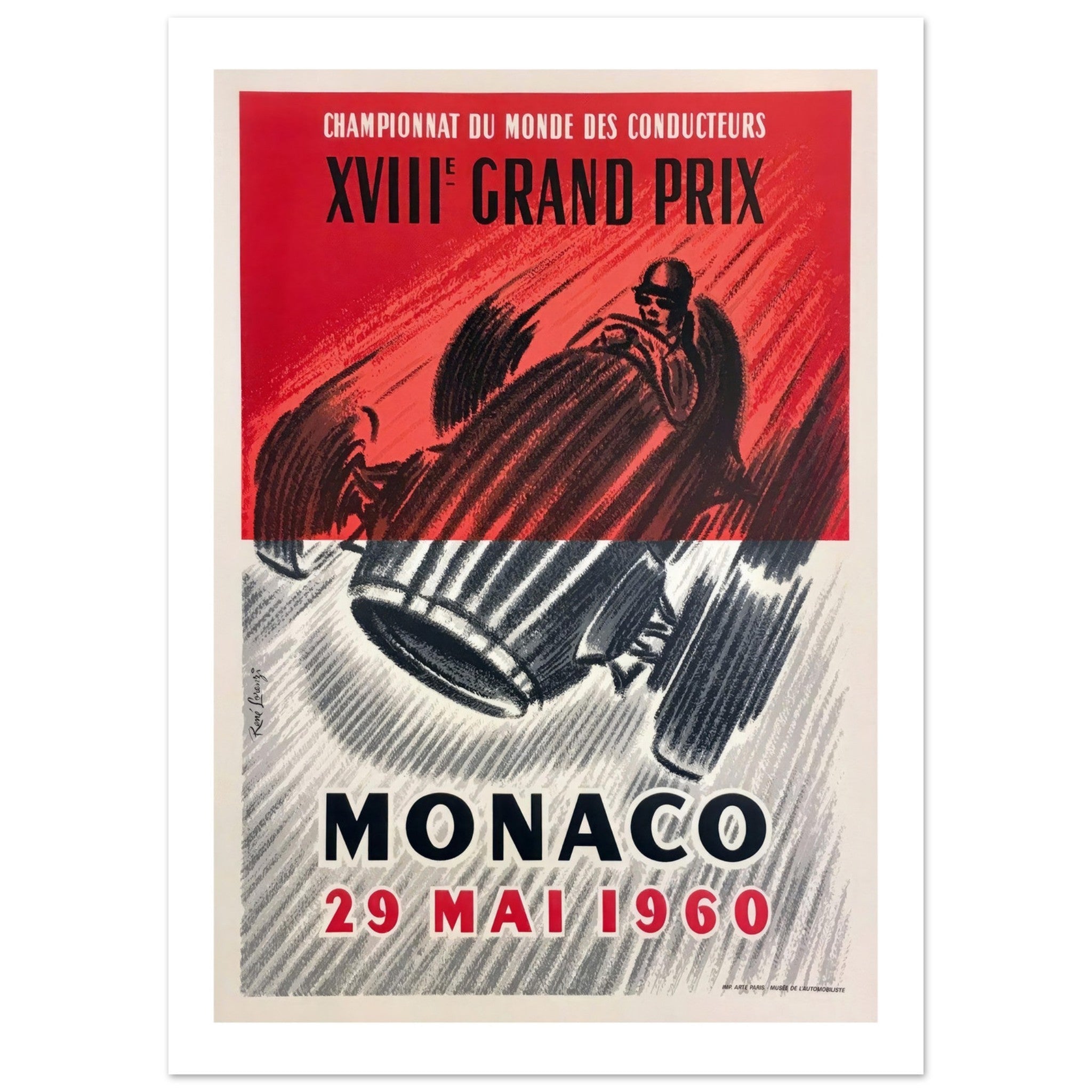 Monaco Grand Prix 1960 - Transit Art