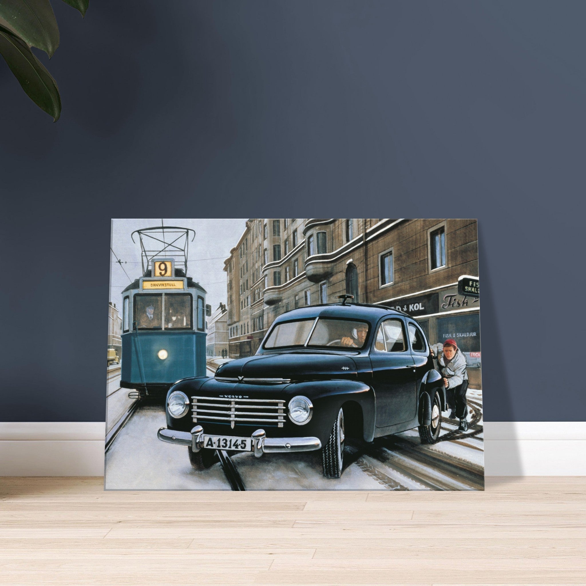 Stockholm Winter - canvas - Transit Art