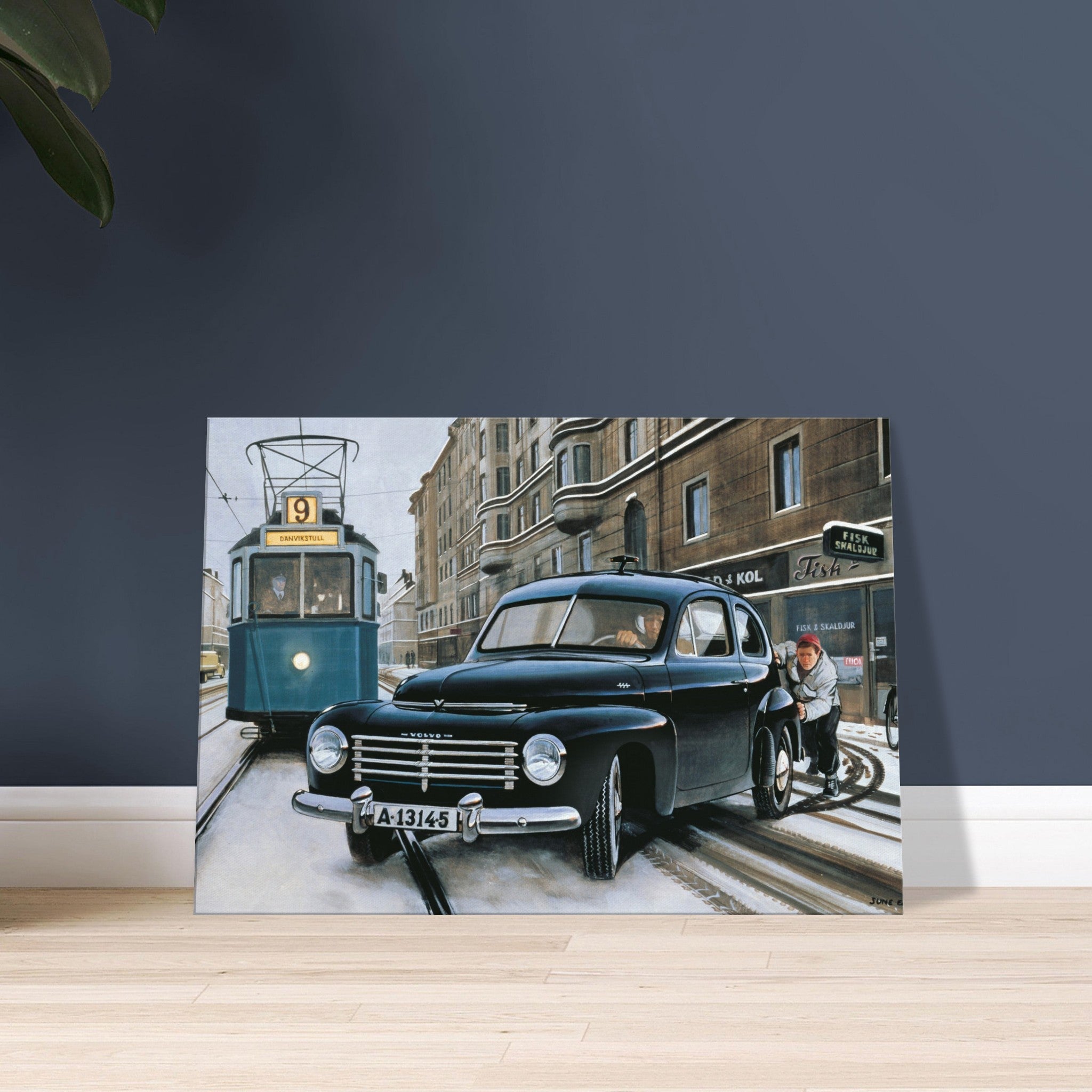Stockholm Winter - canvas - Transit Art
