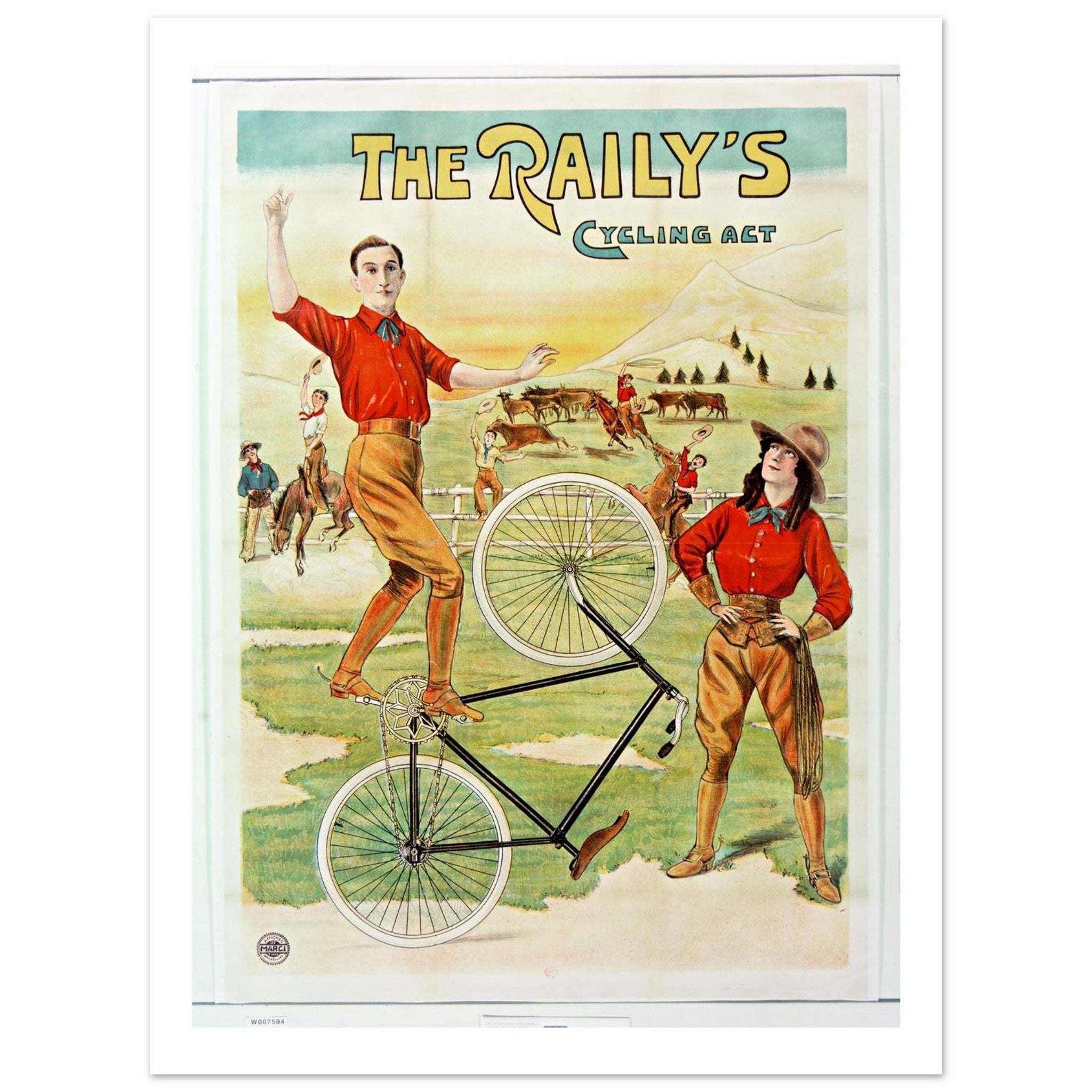 The Raily’s Sensational Acrobat Cycling Act - Transit Art