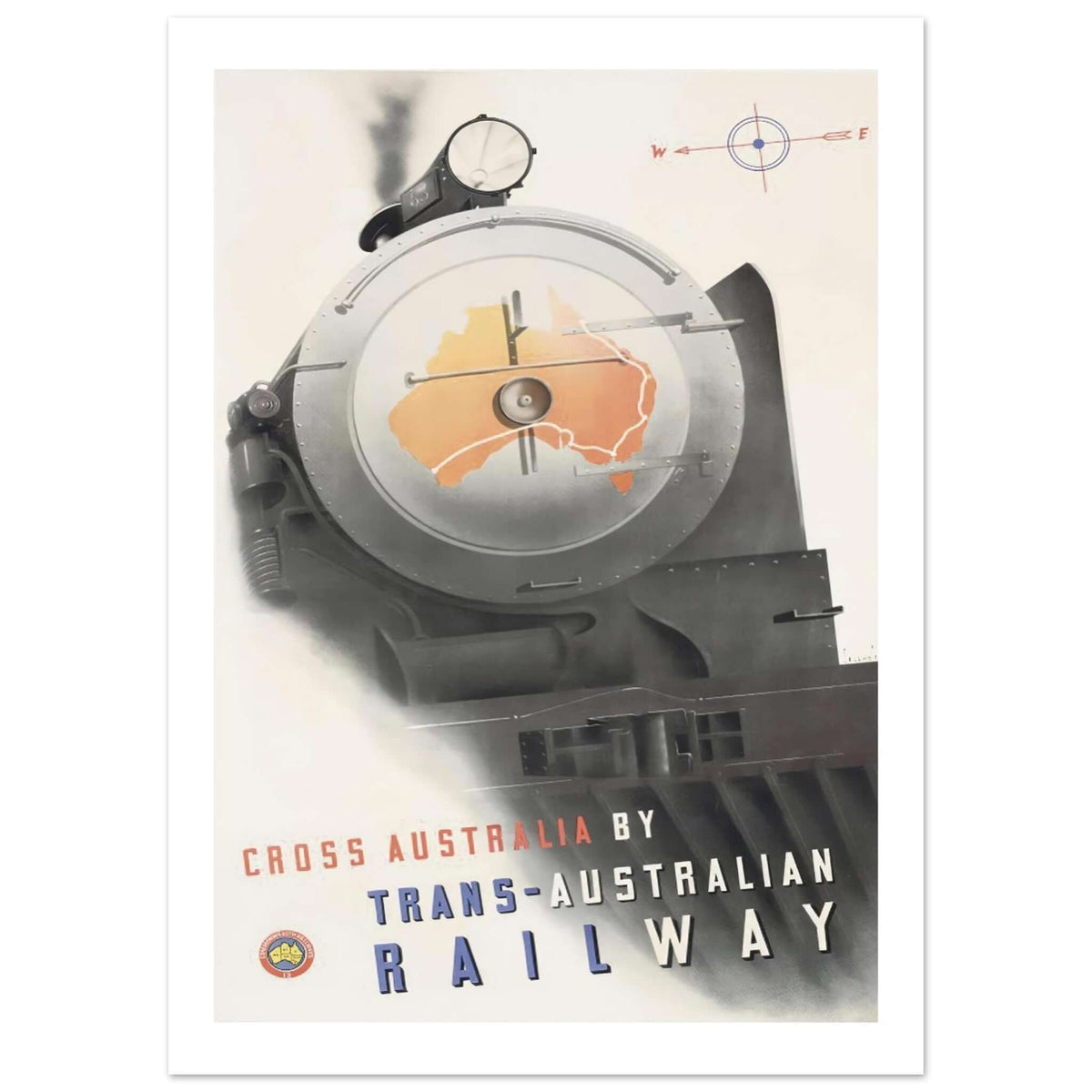 Vintage Trans - Australian Railway Poster - Transit Art