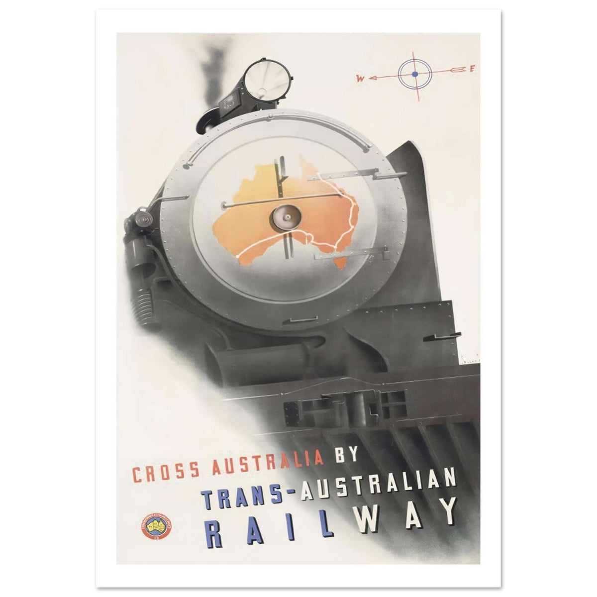 Vintage Trans - Australian Railway Poster - Transit Art