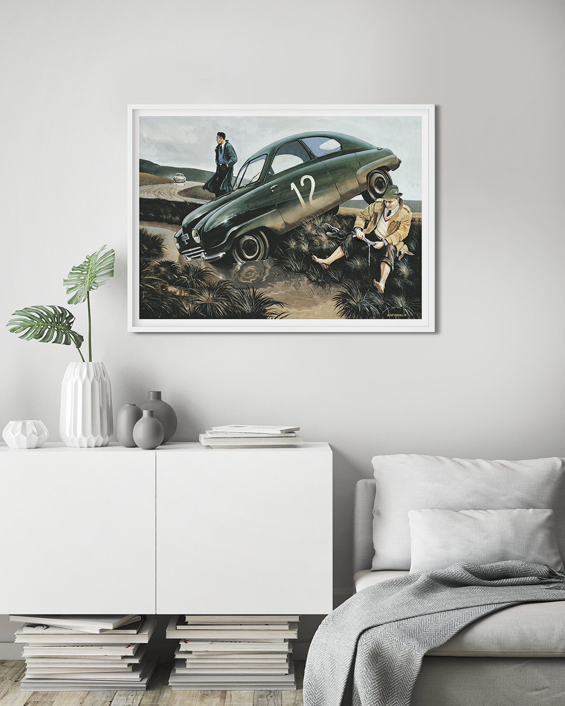 The famous Swedish rally driver, Erik Carlsson