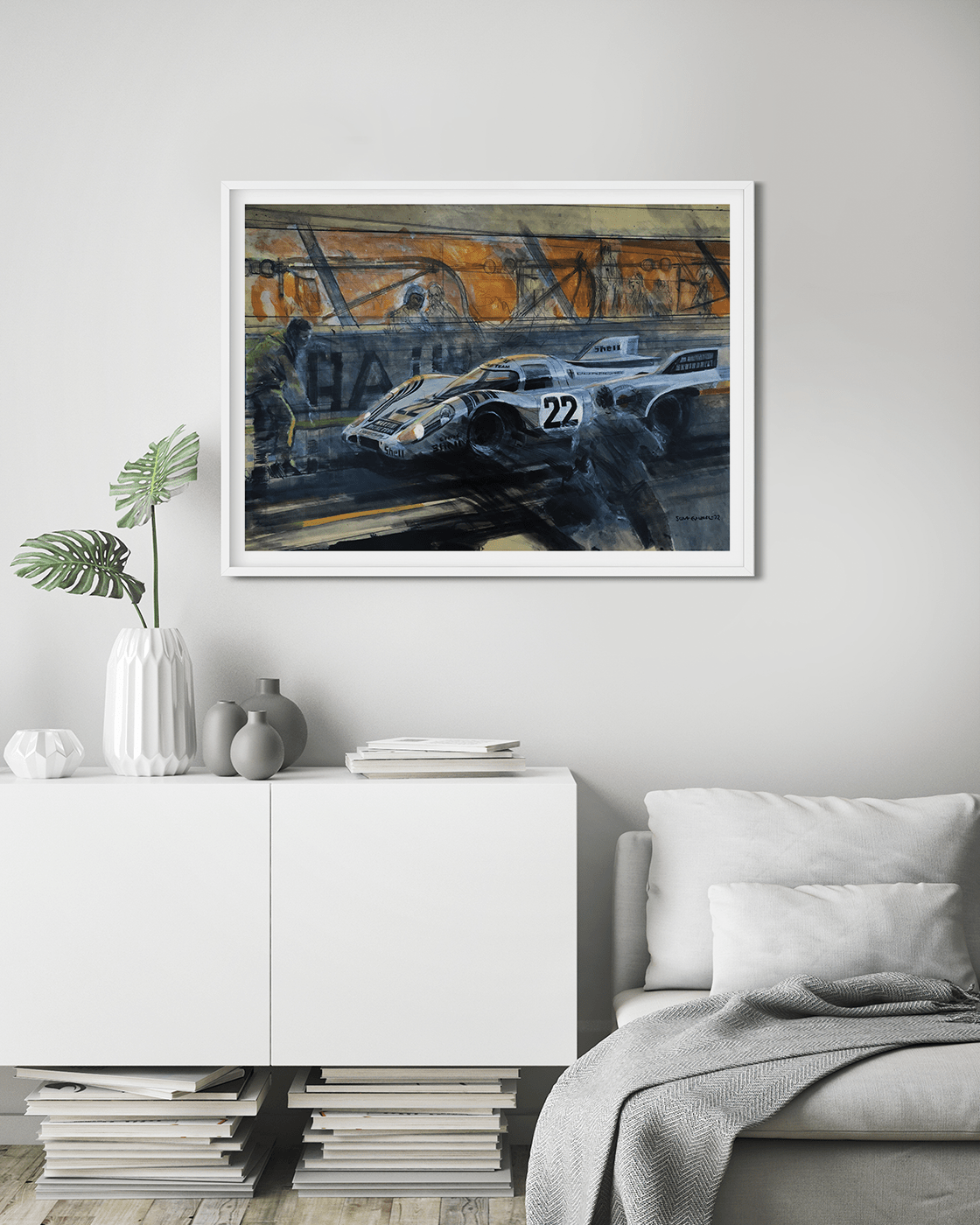 Le Mans pit stop - Transit Art
