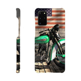 Harley under flag - Mobile cover