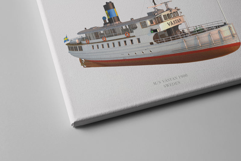 M/S Västan - canvas