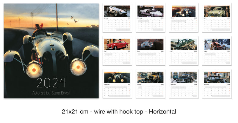 Auto art calendar 2024