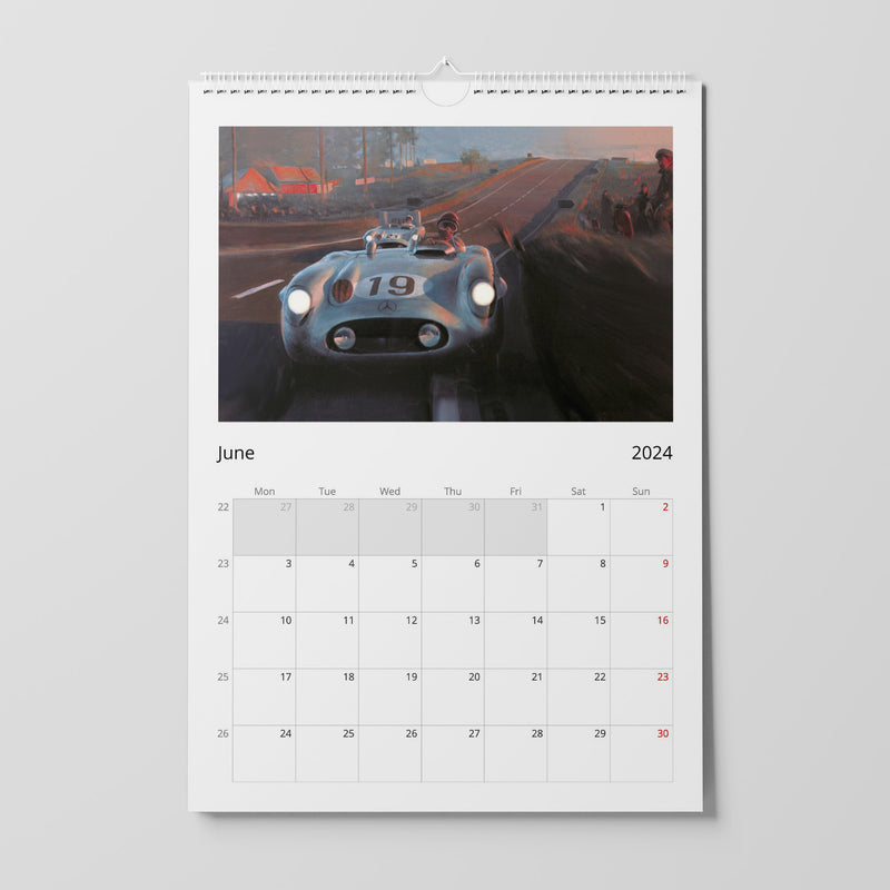 Auto art calendar 2024