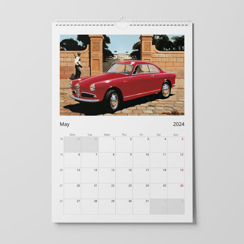 Auto art calendar 2024