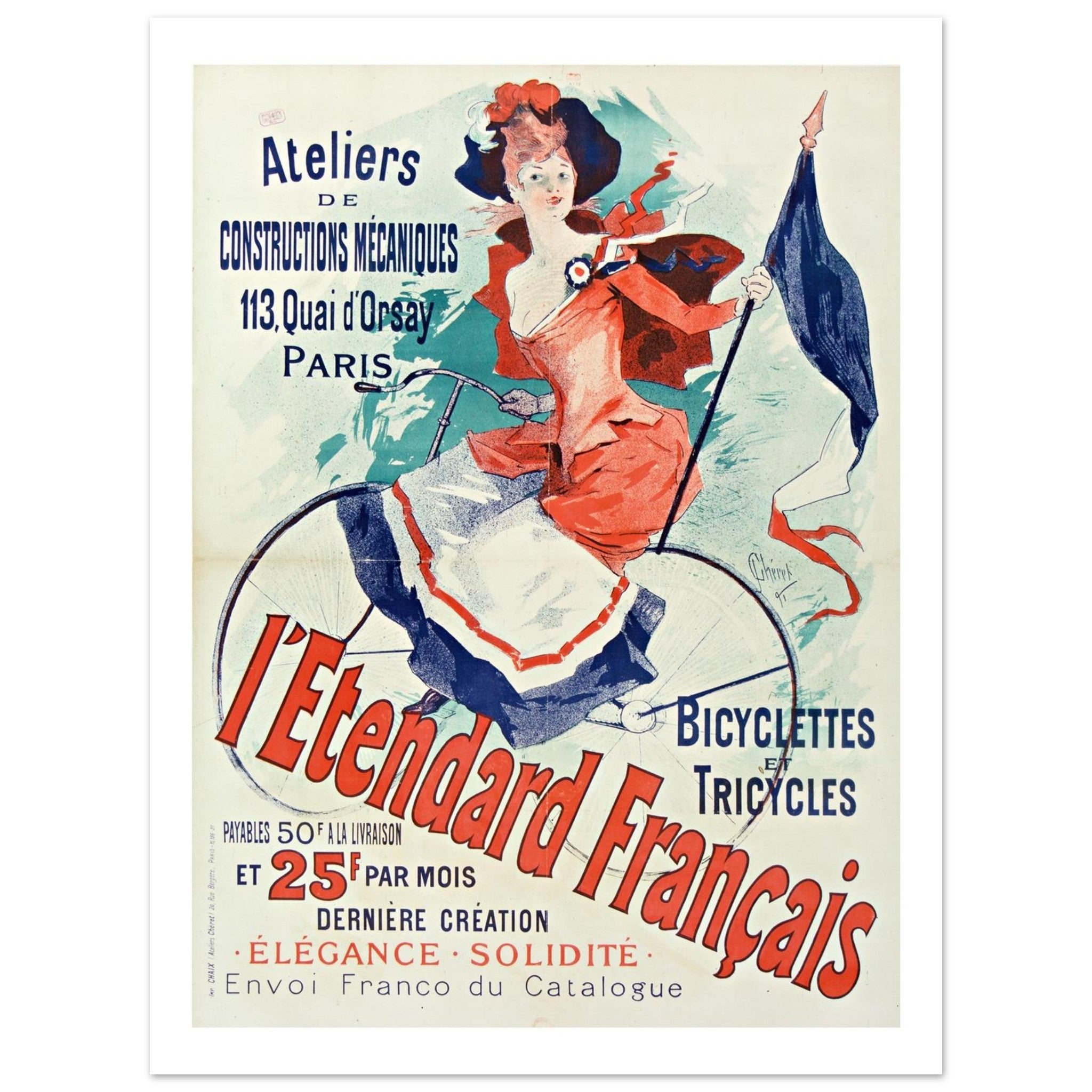 Art Deco Elegance of Automoto Bicycles - Transit Art