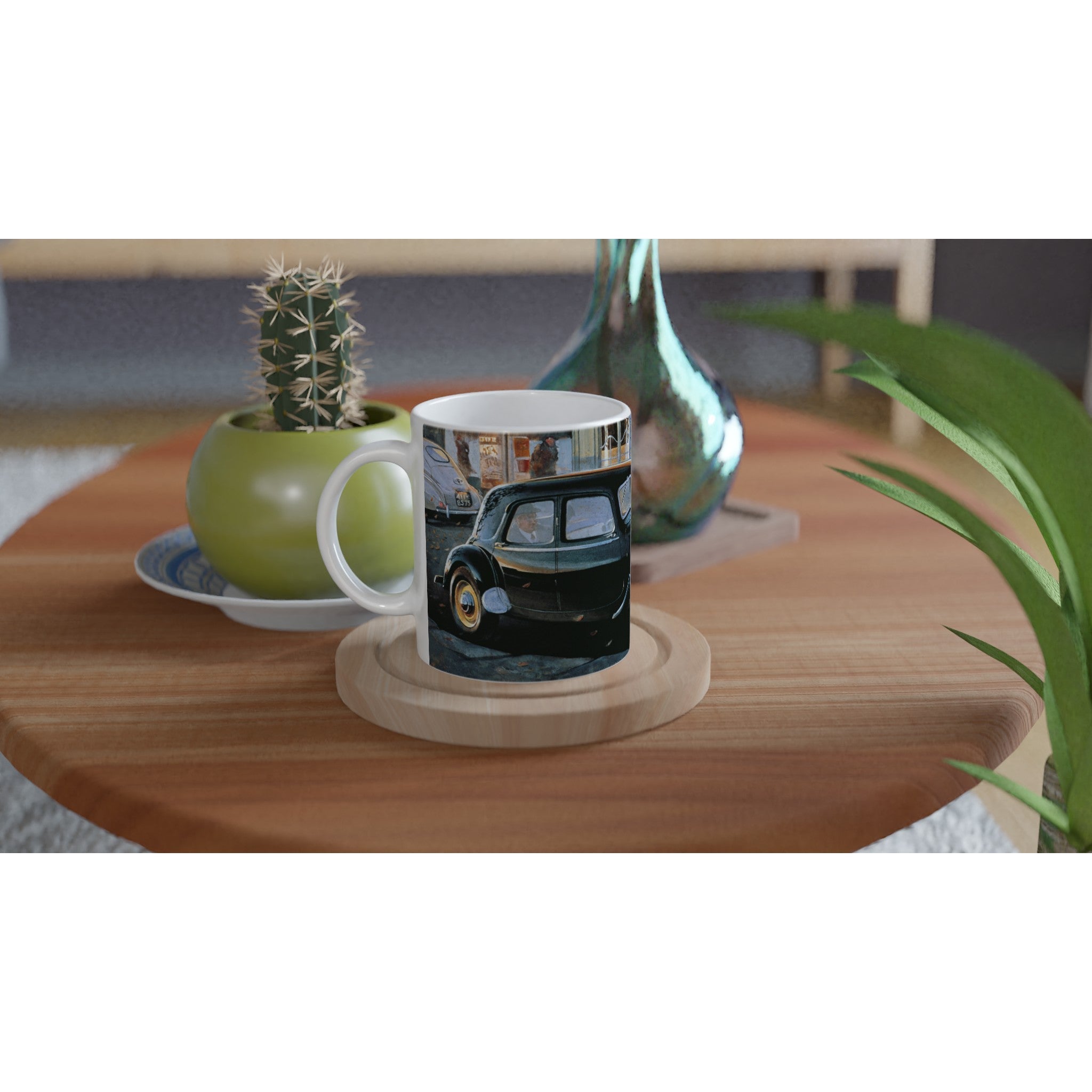 Citroen in Paris - Mug - Transit Art