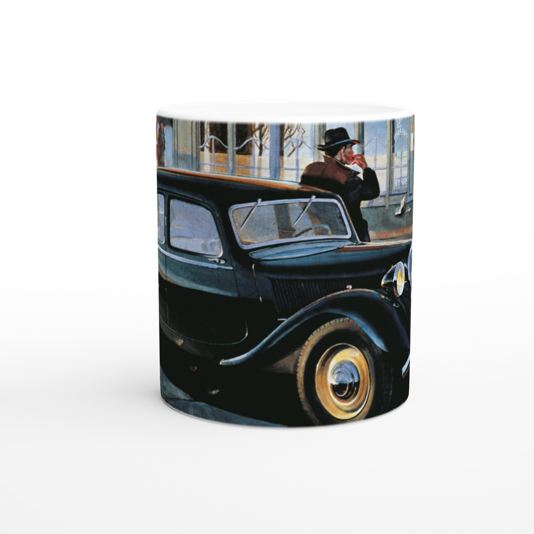 Citroen in Paris - Mug - Transit Art