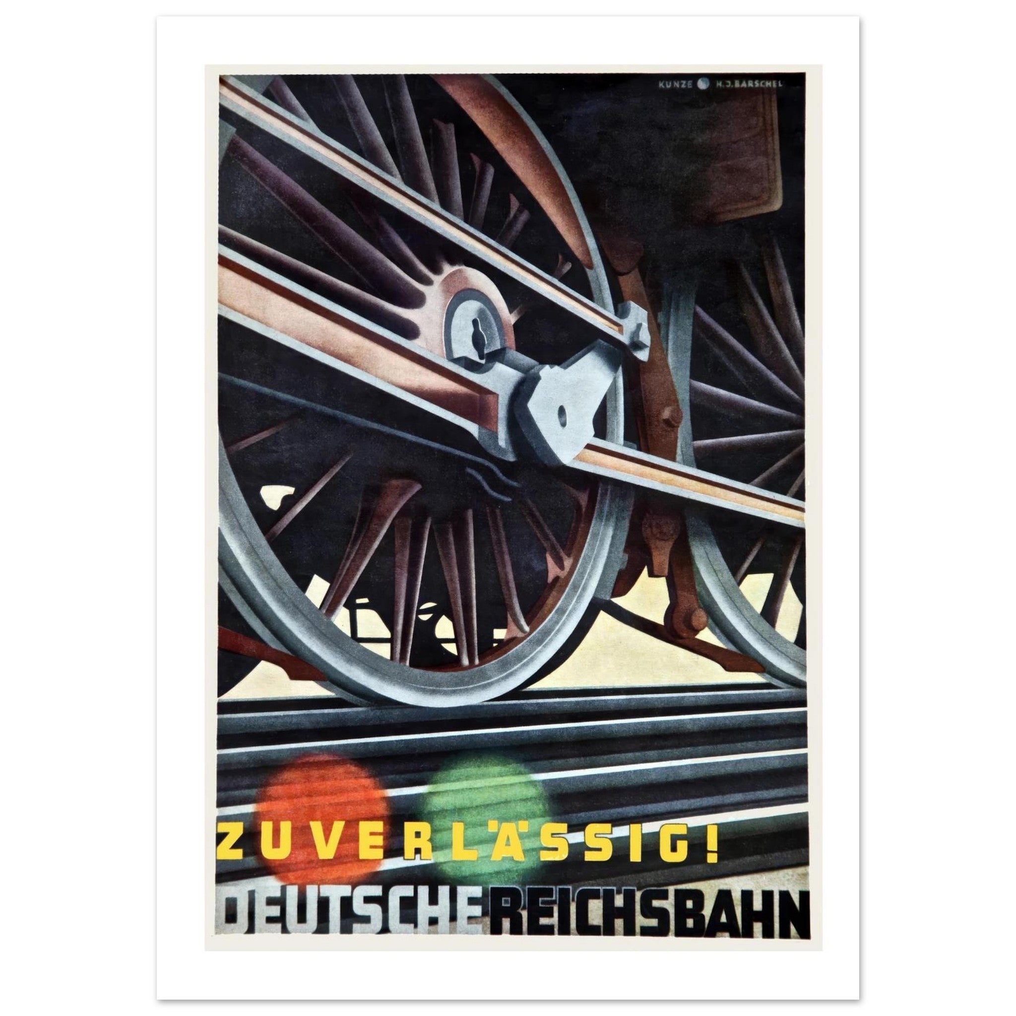 Deutsche Reichsbahn Poster - Transit Art