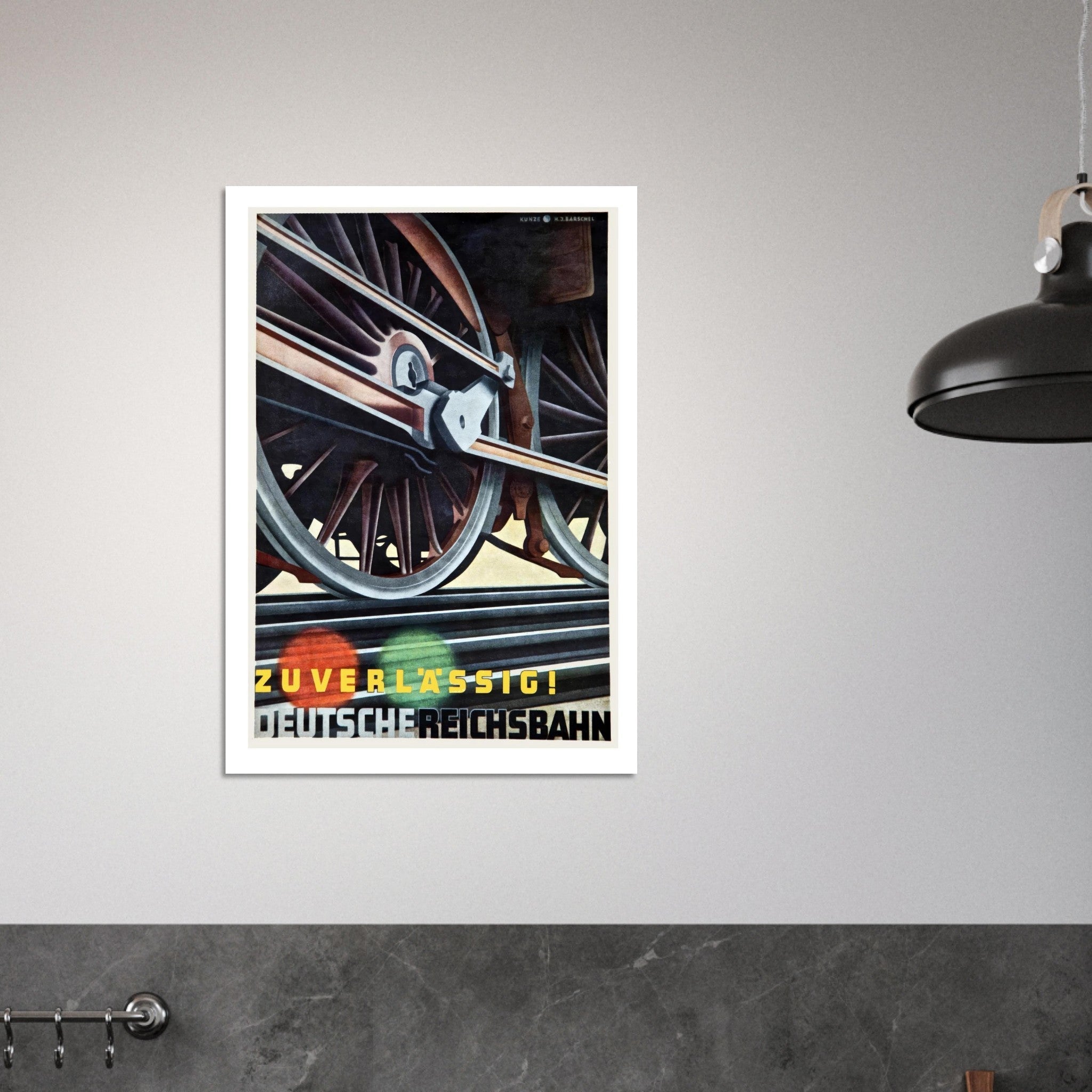Deutsche Reichsbahn Poster - Transit Art