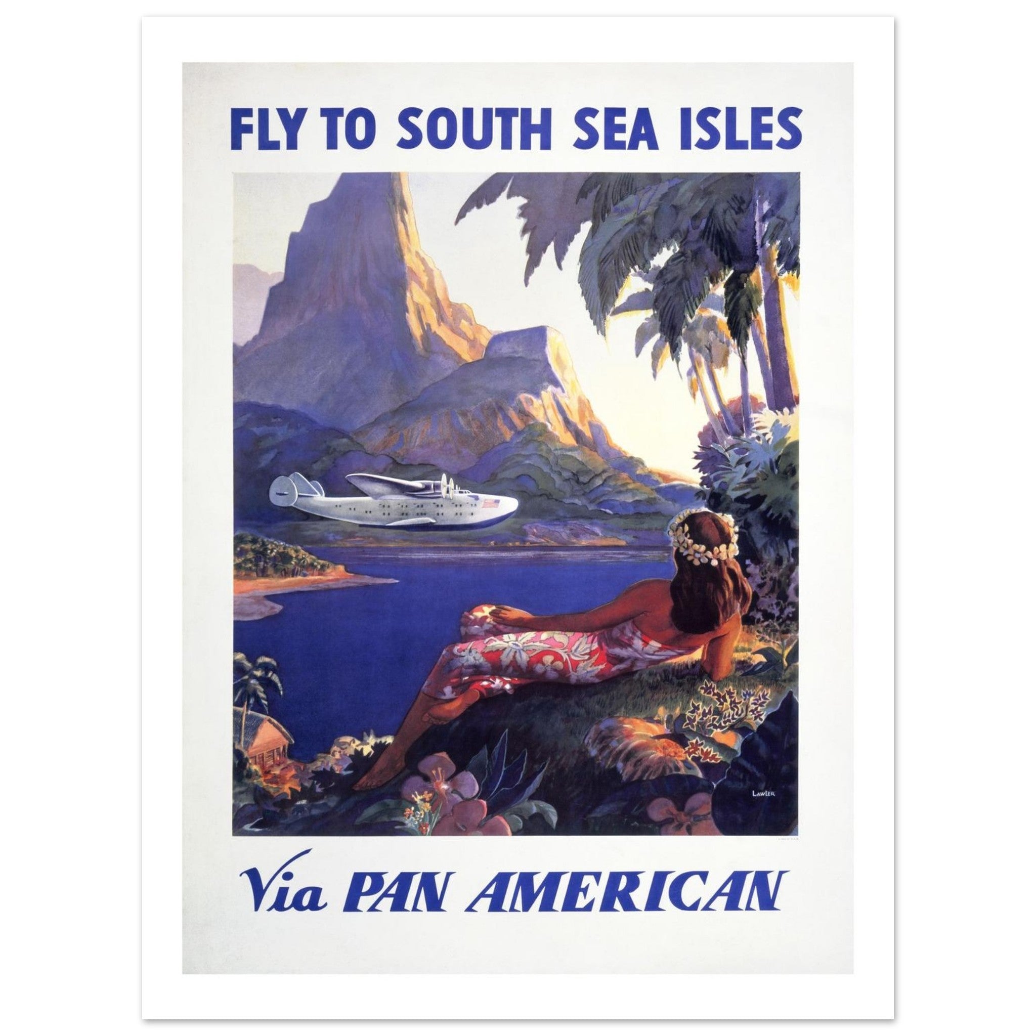 Fly to South Sea Isles – Pan American - Transit Art