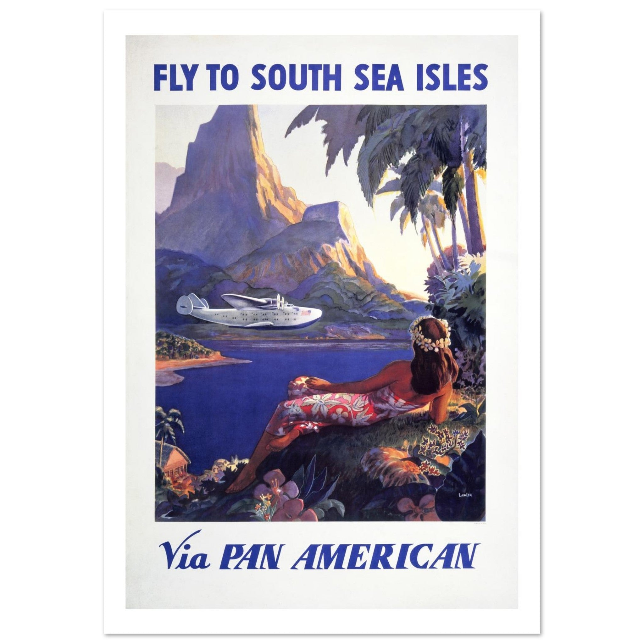 Fly to South Sea Isles – Pan American - Transit Art