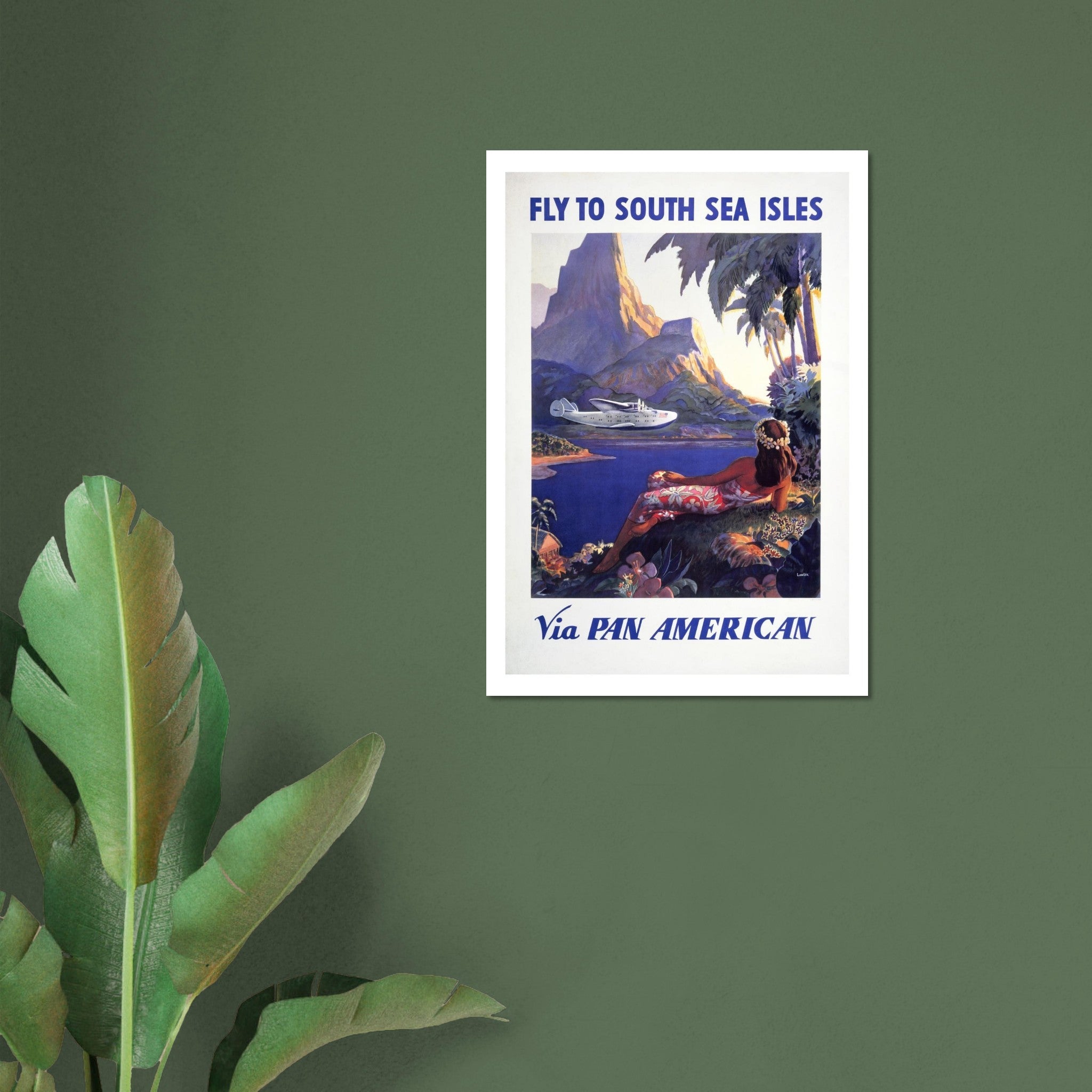 Fly to South Sea Isles – Pan American - Transit Art