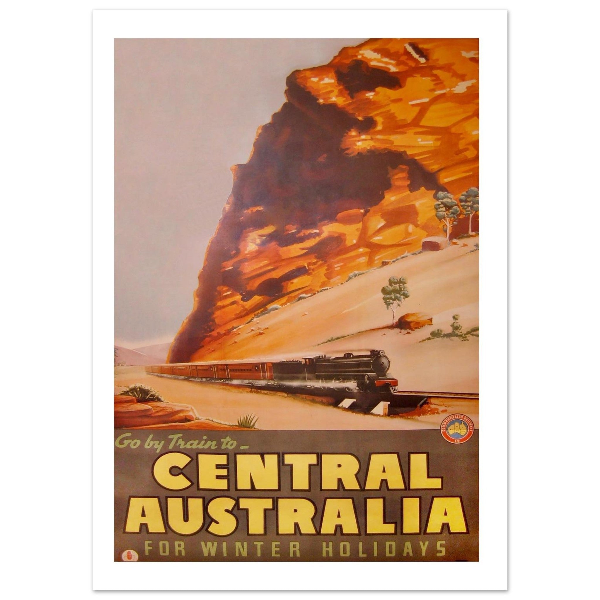 Go by Train to Central Australia – Winter Holidays - Transit Art