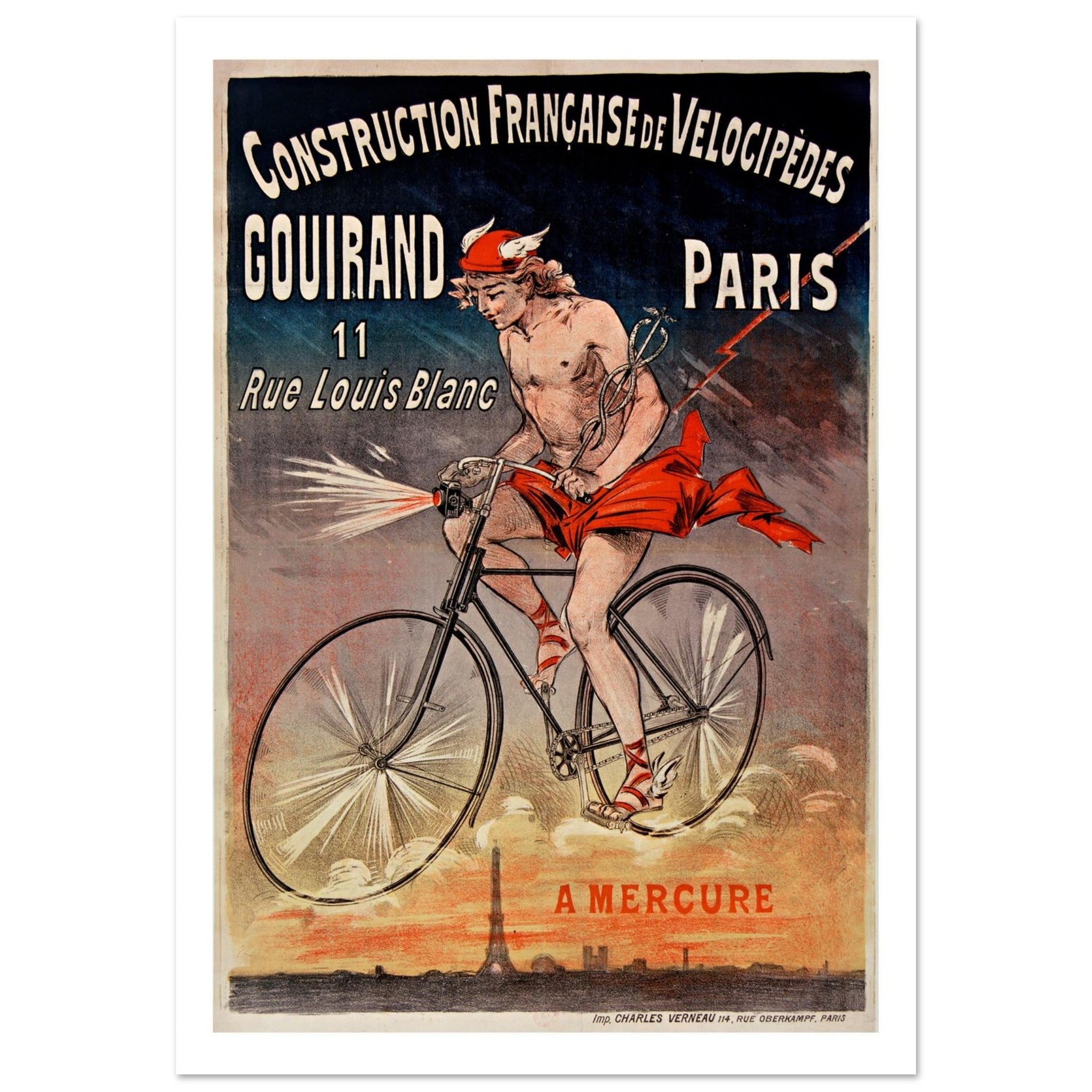 Gouirand Bicycles - The Messenger of Speed - Transit Art