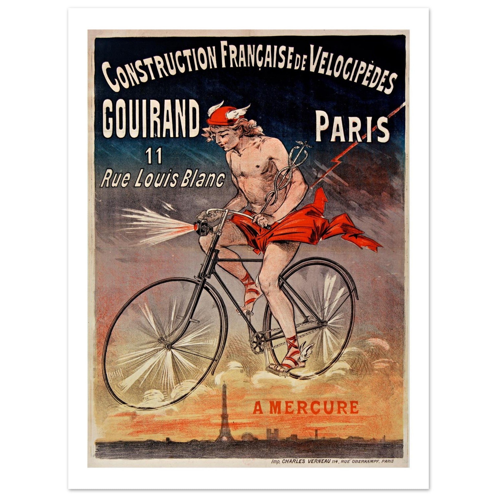 Gouirand Bicycles - The Messenger of Speed - Transit Art