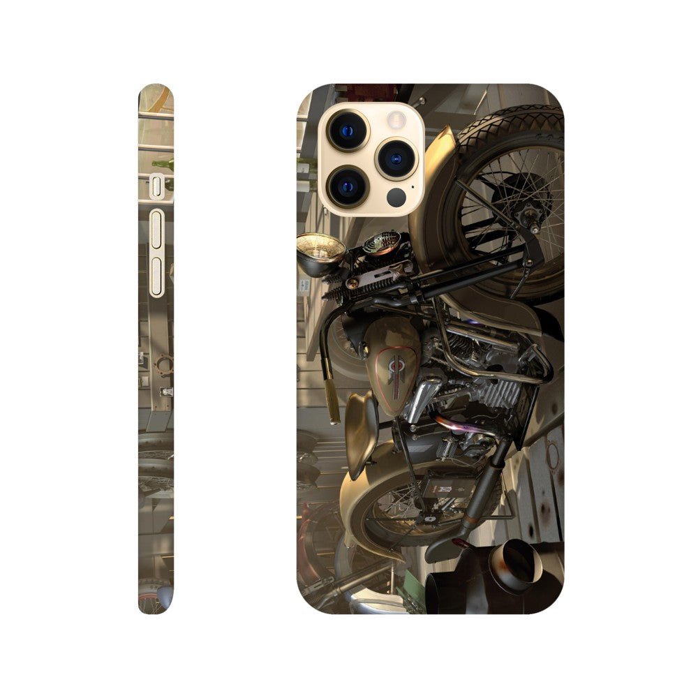 Harley in barn - mobile case - Transit Art