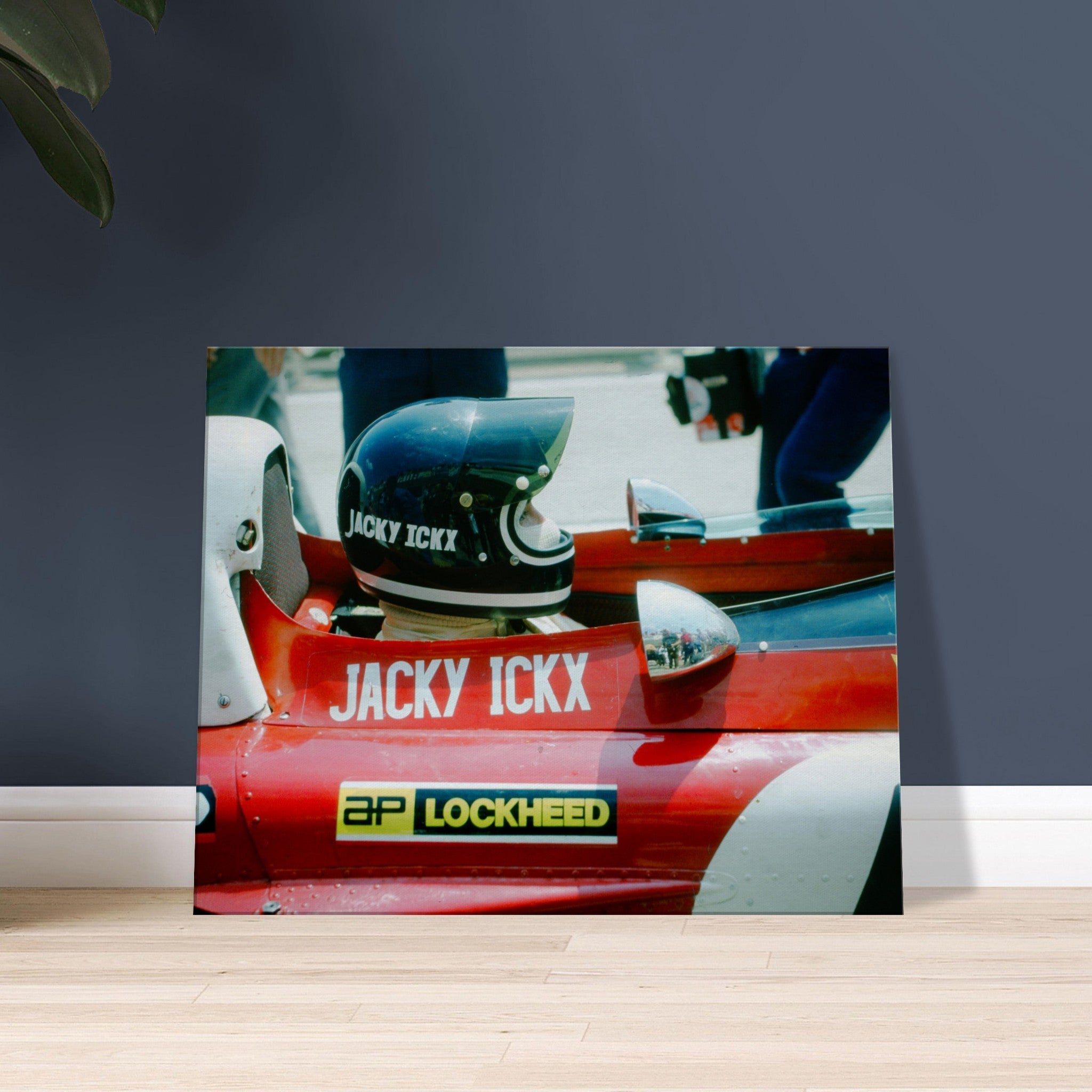 Jacky Ickx at Nürburgring - canvas - Transit Art