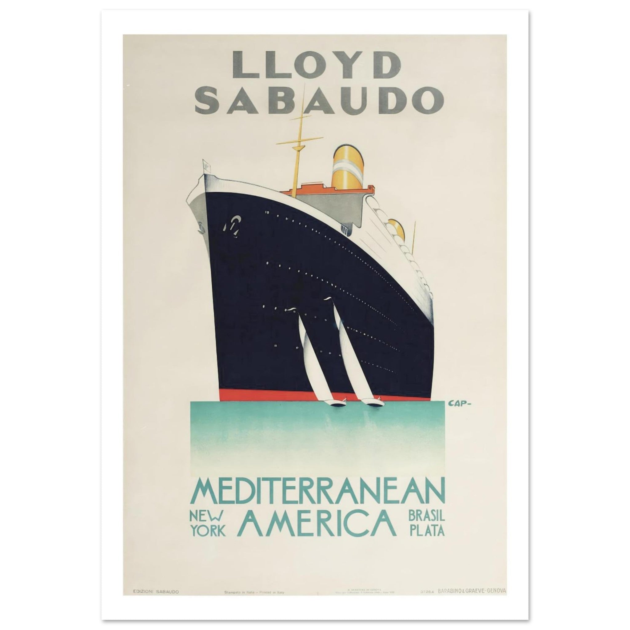 Mediterranean to America - Transit Art