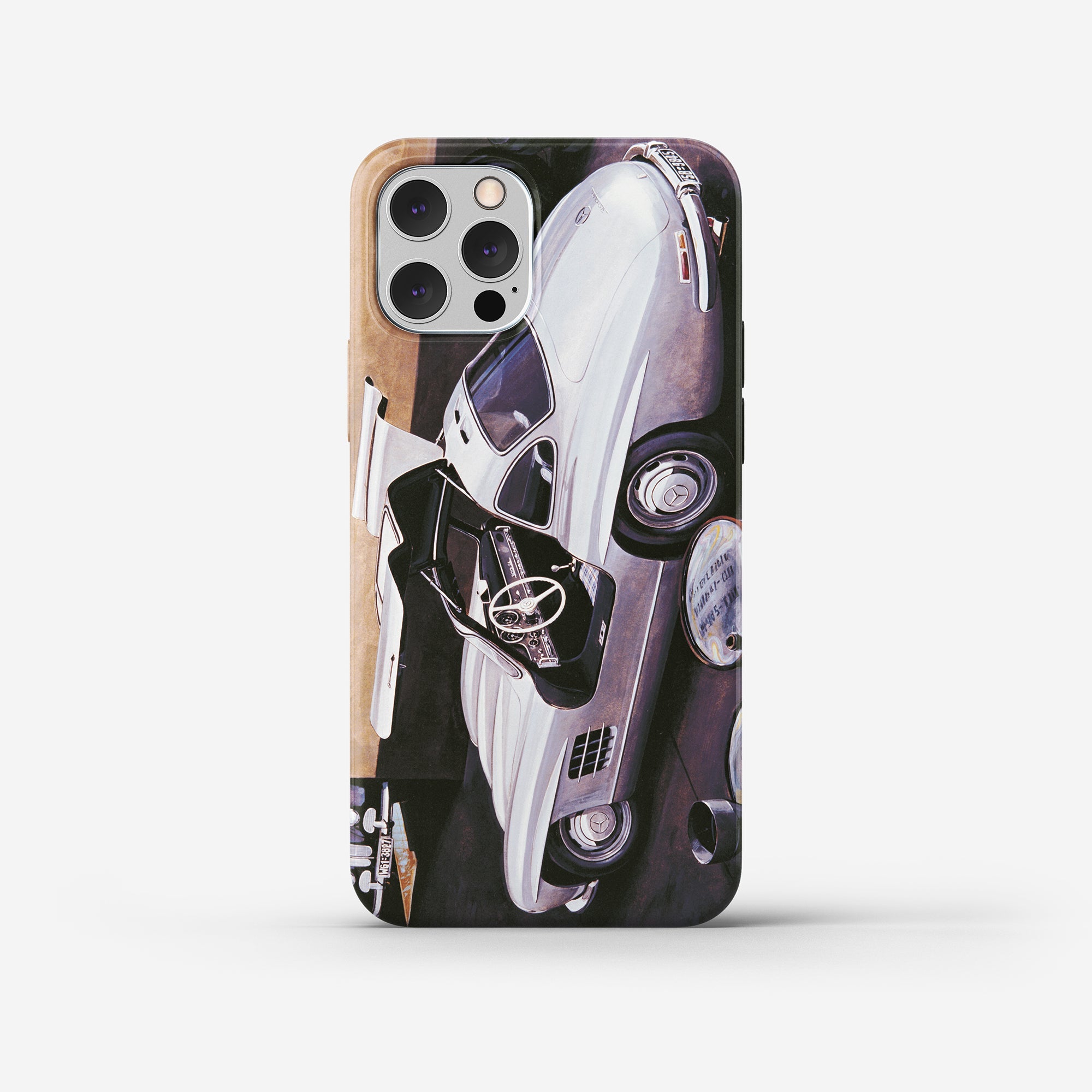 Mercedes 300 SL at Workshop - Mobile cover - Transit Art