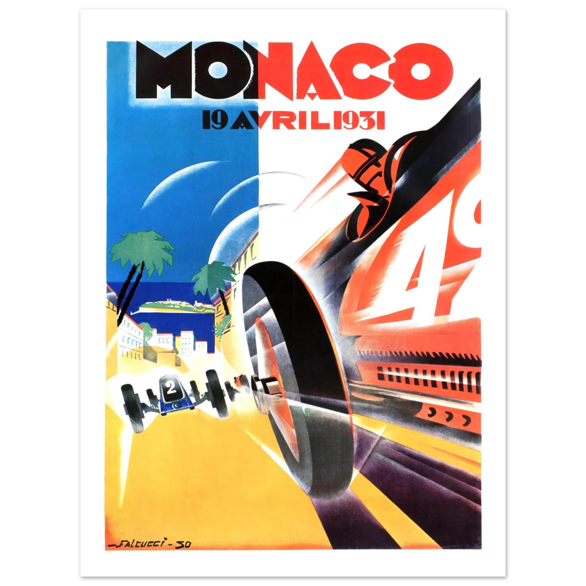 Monaco Grand Prix 1931 - Transit Art