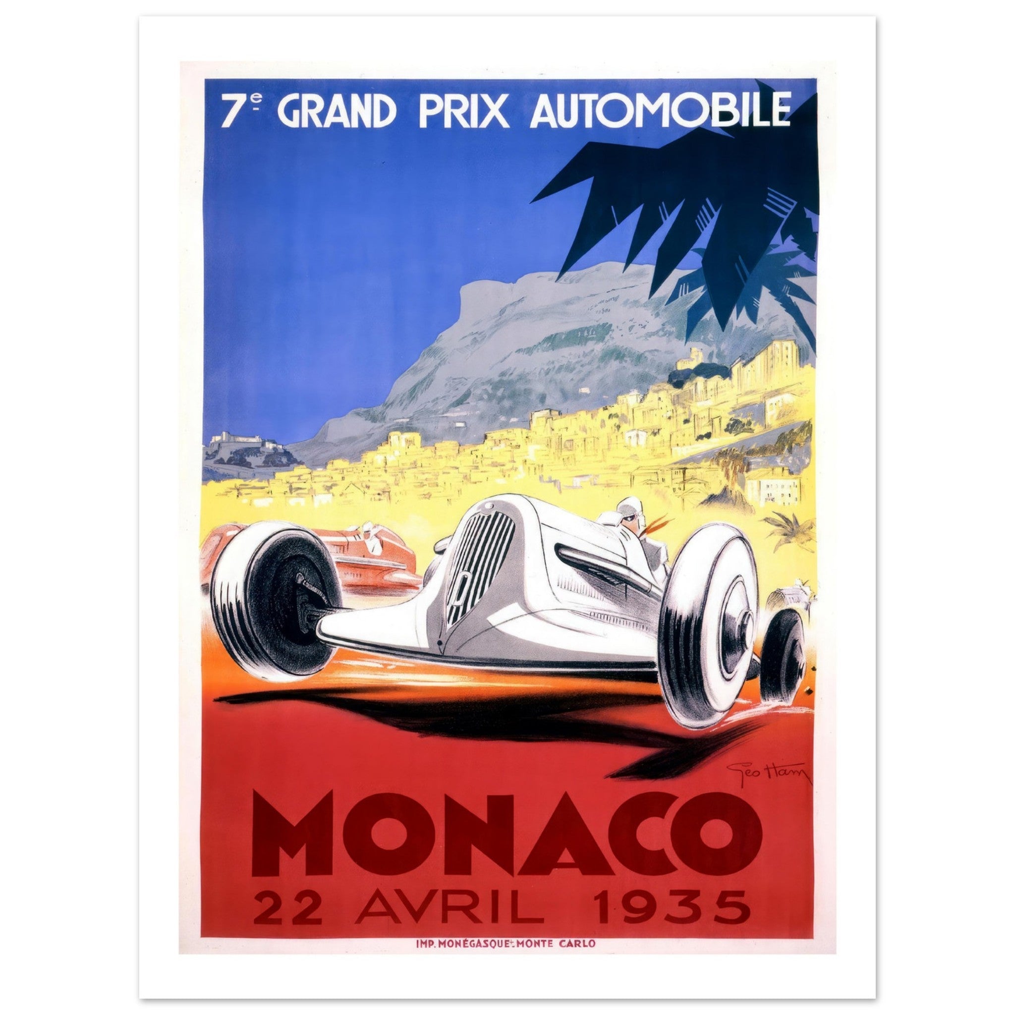 Monaco Grand Prix 1935 - Transit Art