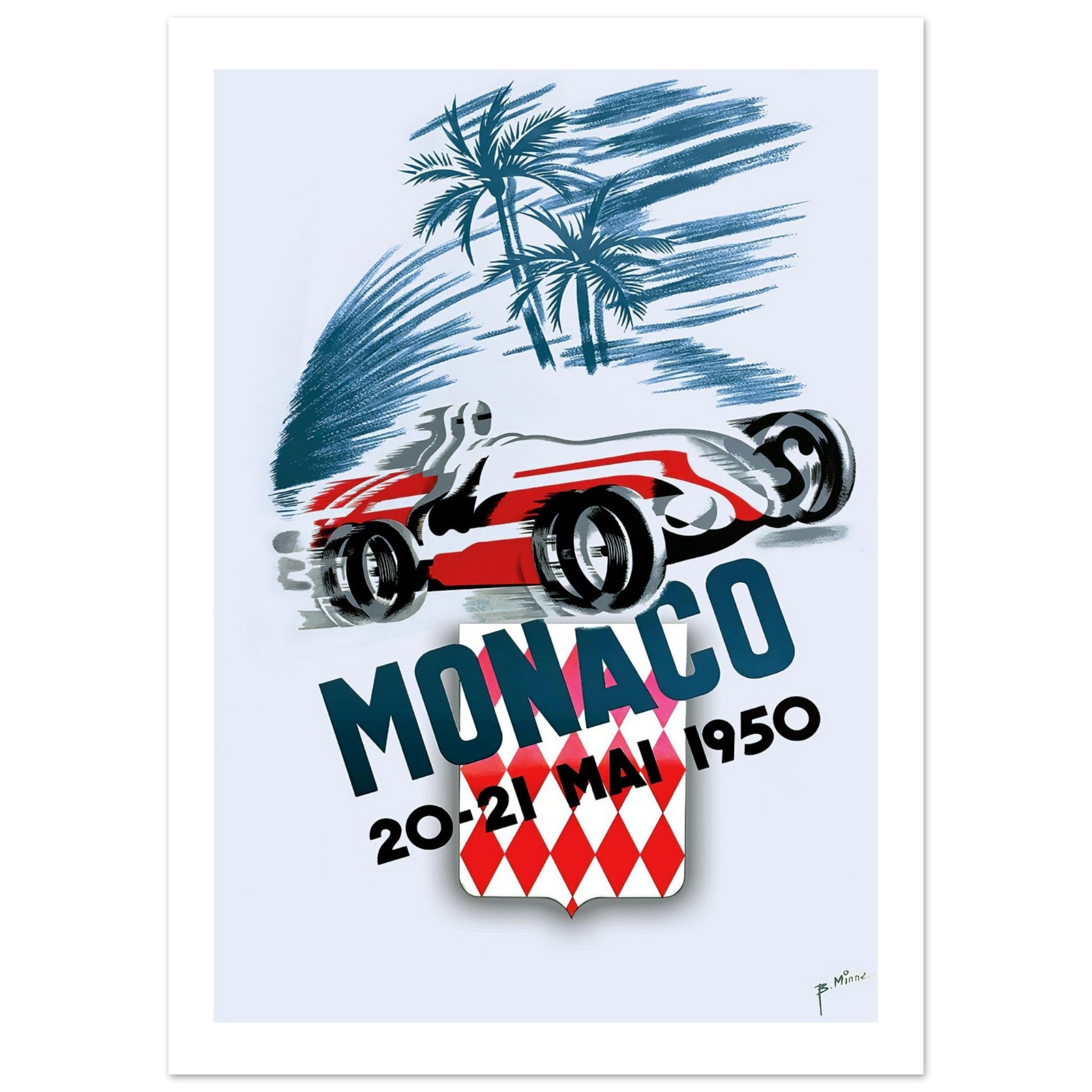 Monaco Grand Prix 1950 - Transit Art
