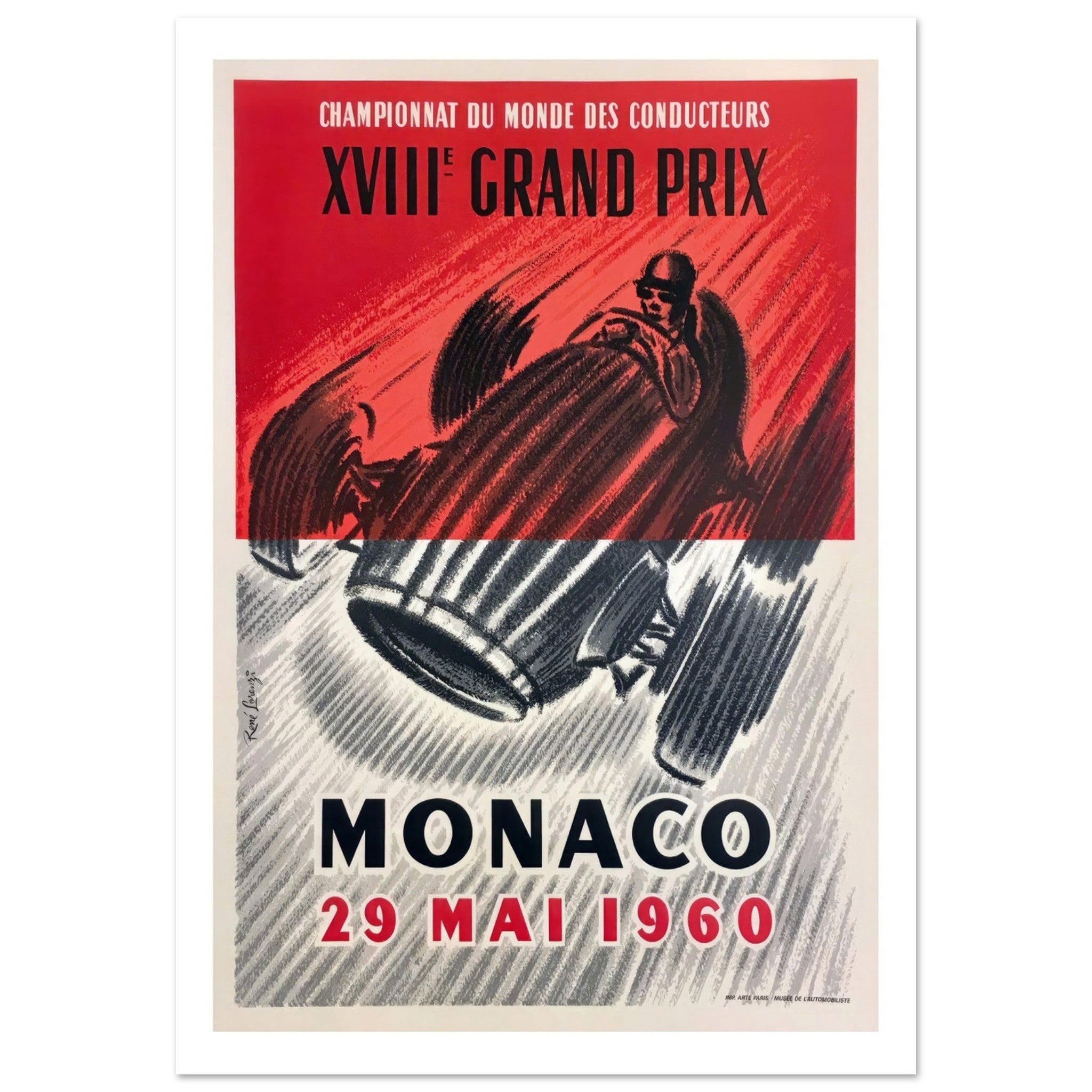 Monaco Grand Prix 1960 - Transit Art