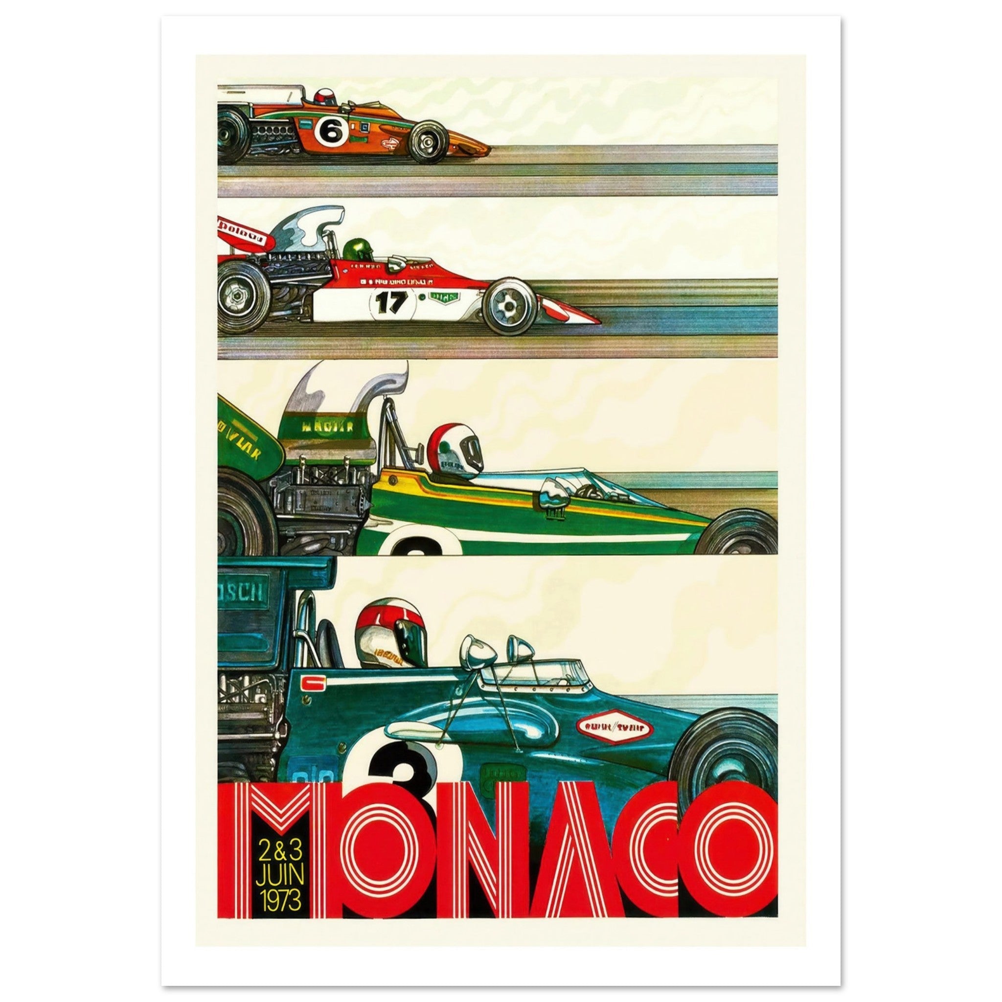 Monaco Grand Prix 1973 - Transit Art