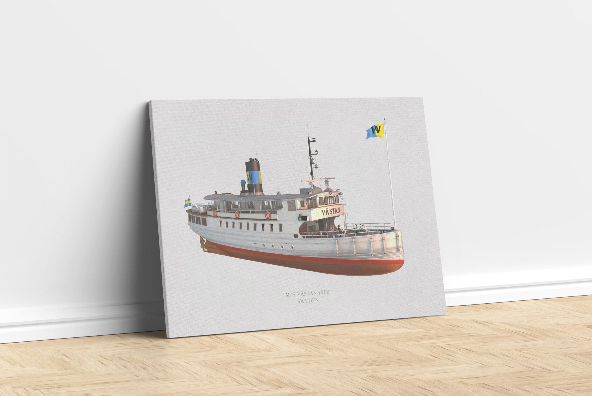 M/S Västan - canvas - Transit Art