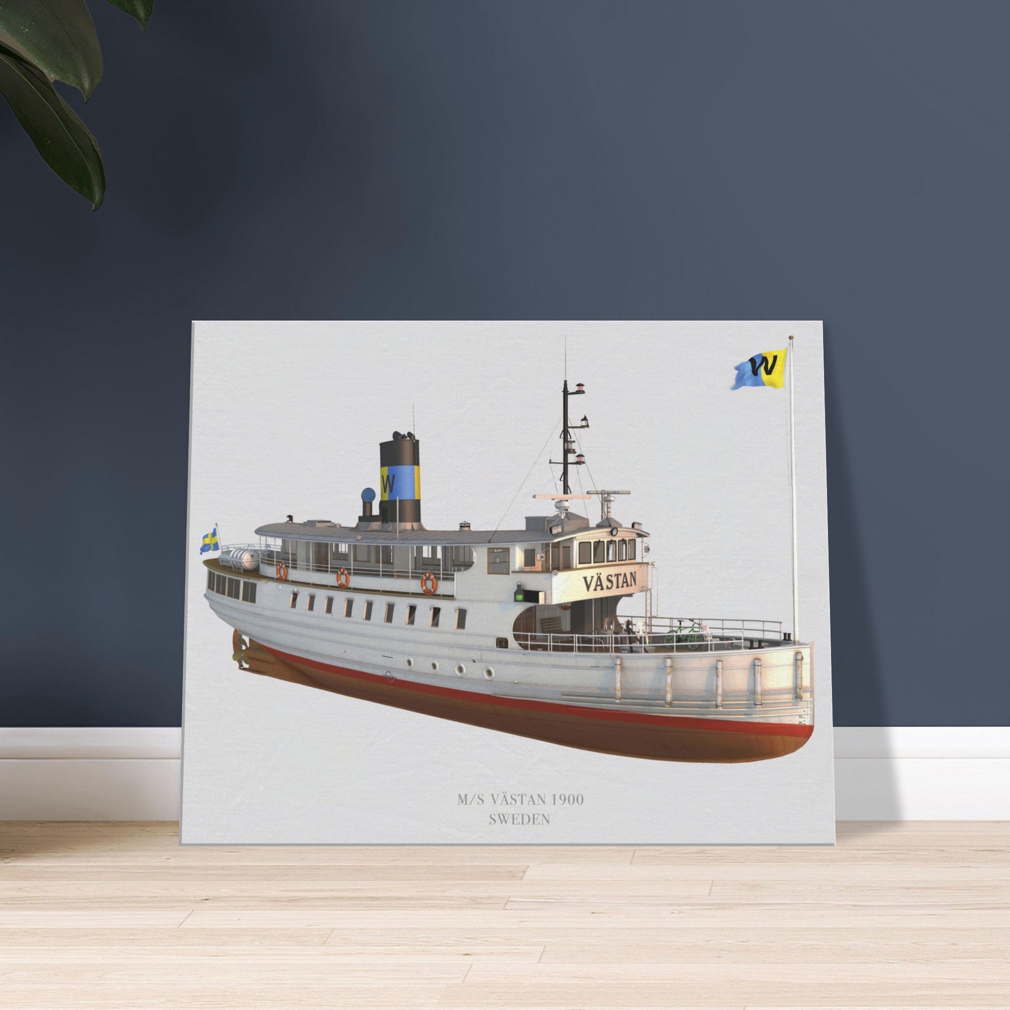 M/S Västan - canvas - Transit Art