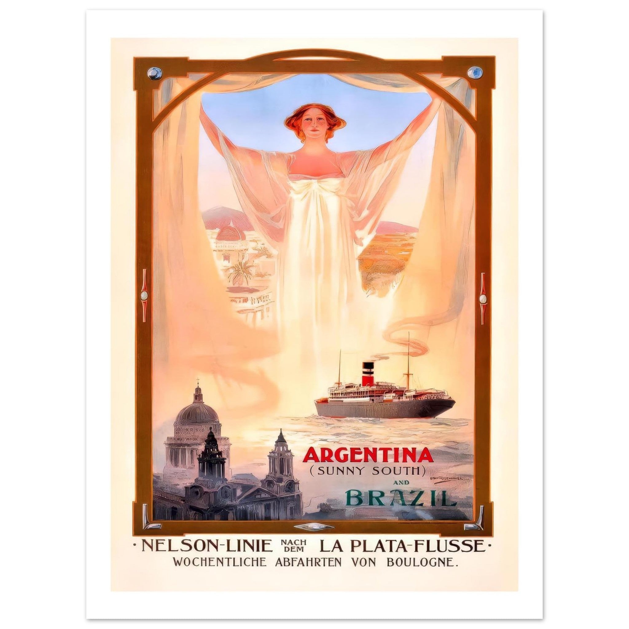 Nelson Linie Travel Poster - Transit Art