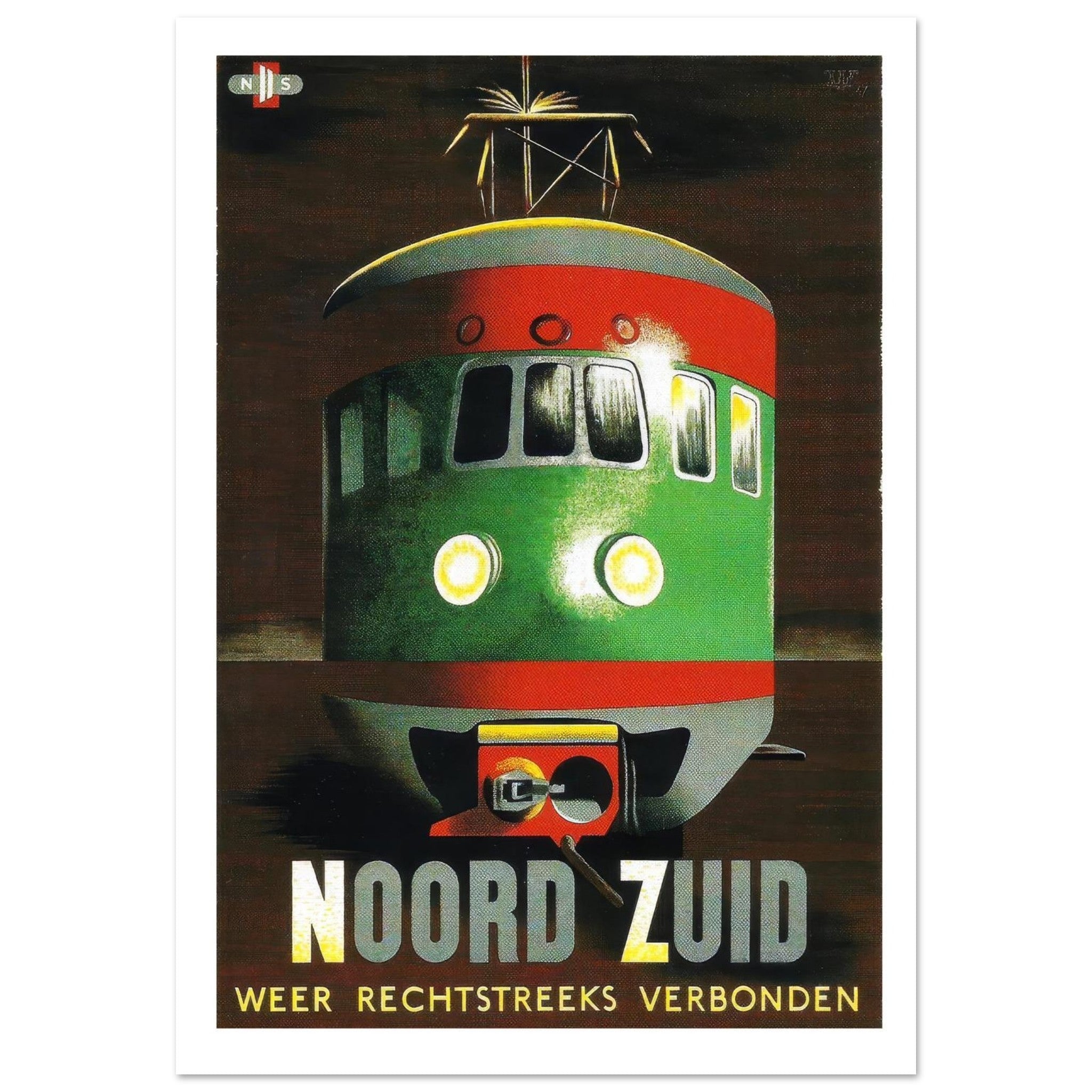 Noord Zuid Poster - Transit Art