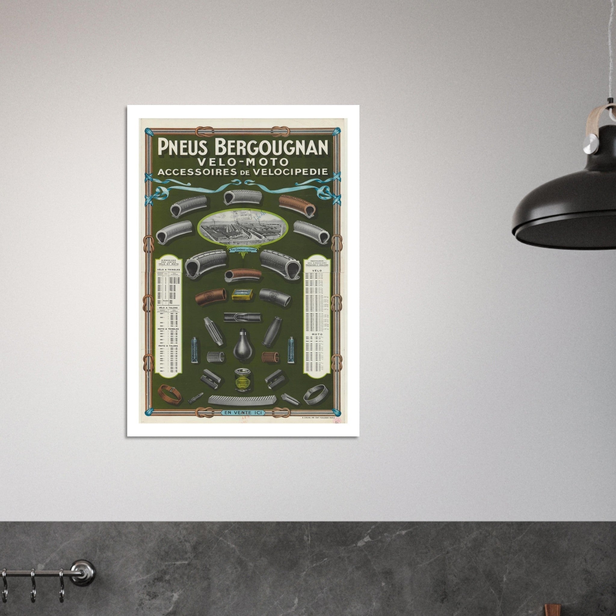 Pneus Bergougnan – Bicycle and Motorcycle Accessories - Transit Art