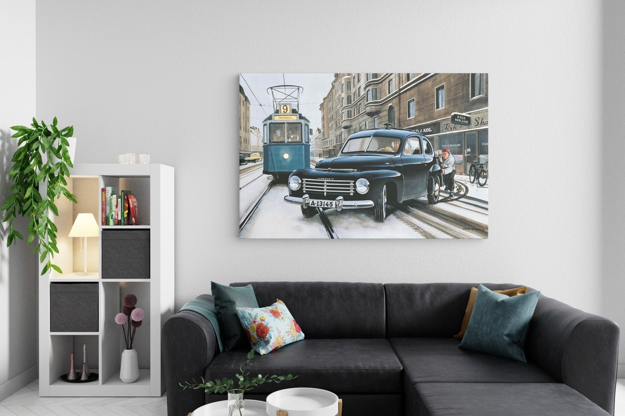 Stockholm Winter - canvas - Transit Art