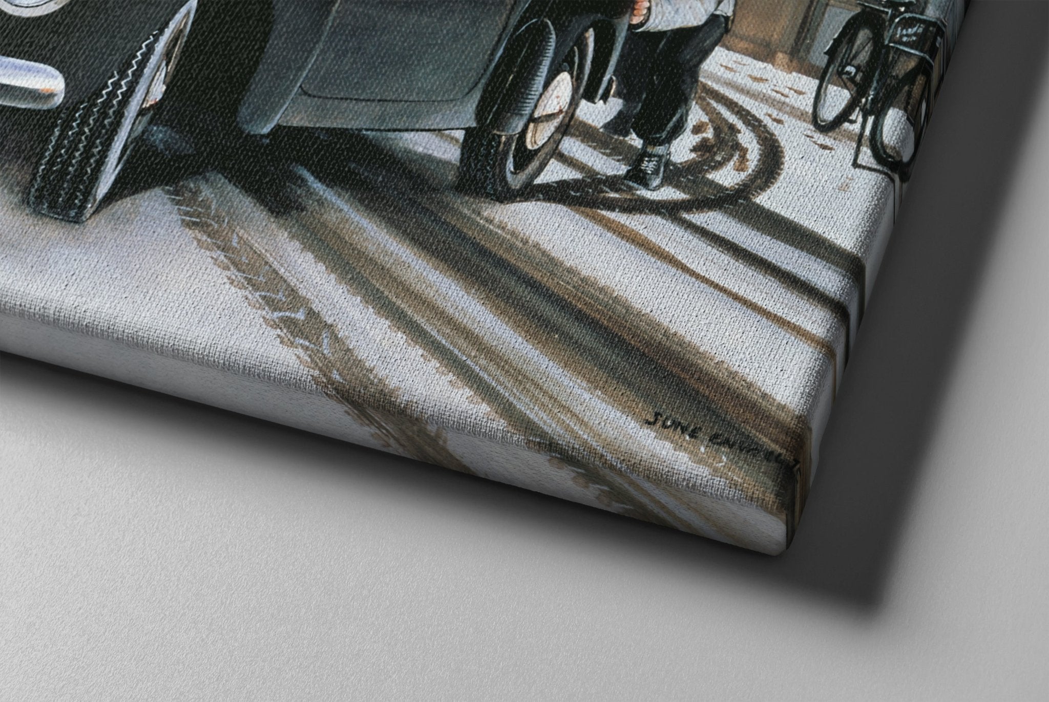 Stockholm Winter - canvas - Transit Art